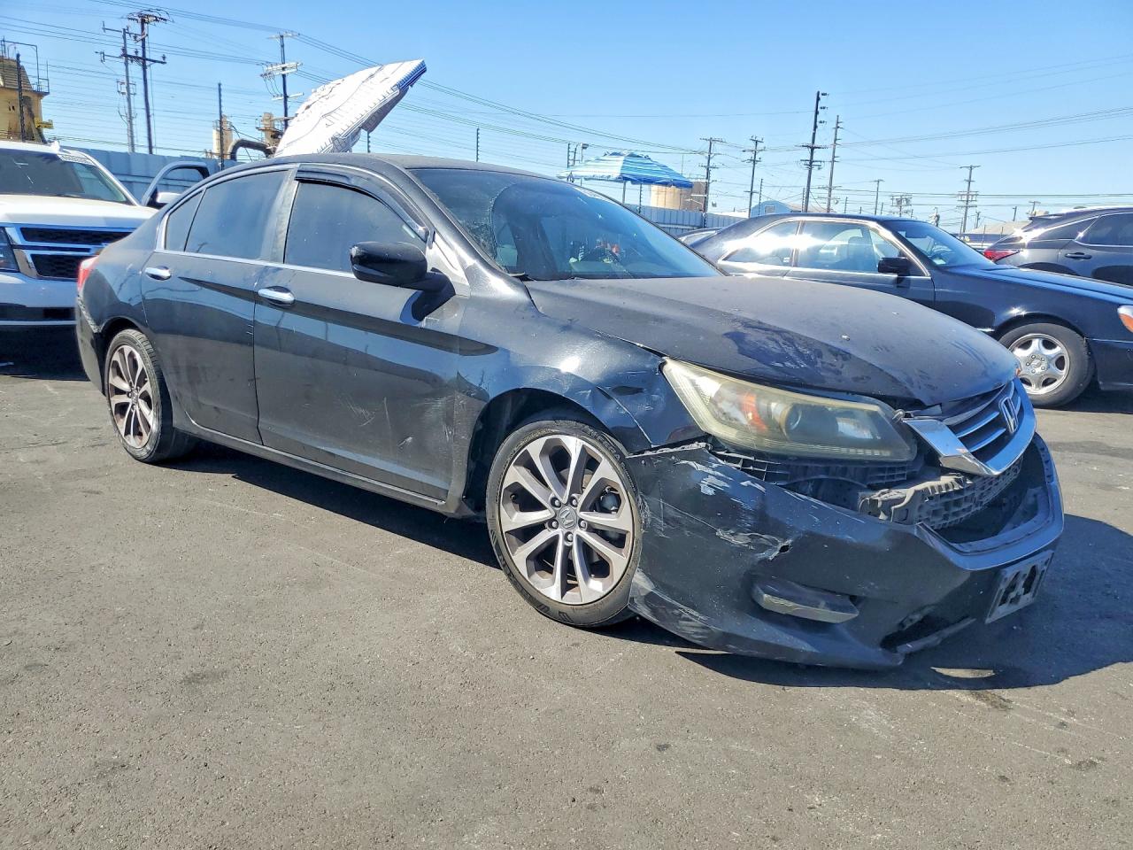 2015 Honda Accord Sport Black vin: 1HGCR2F56FA064596