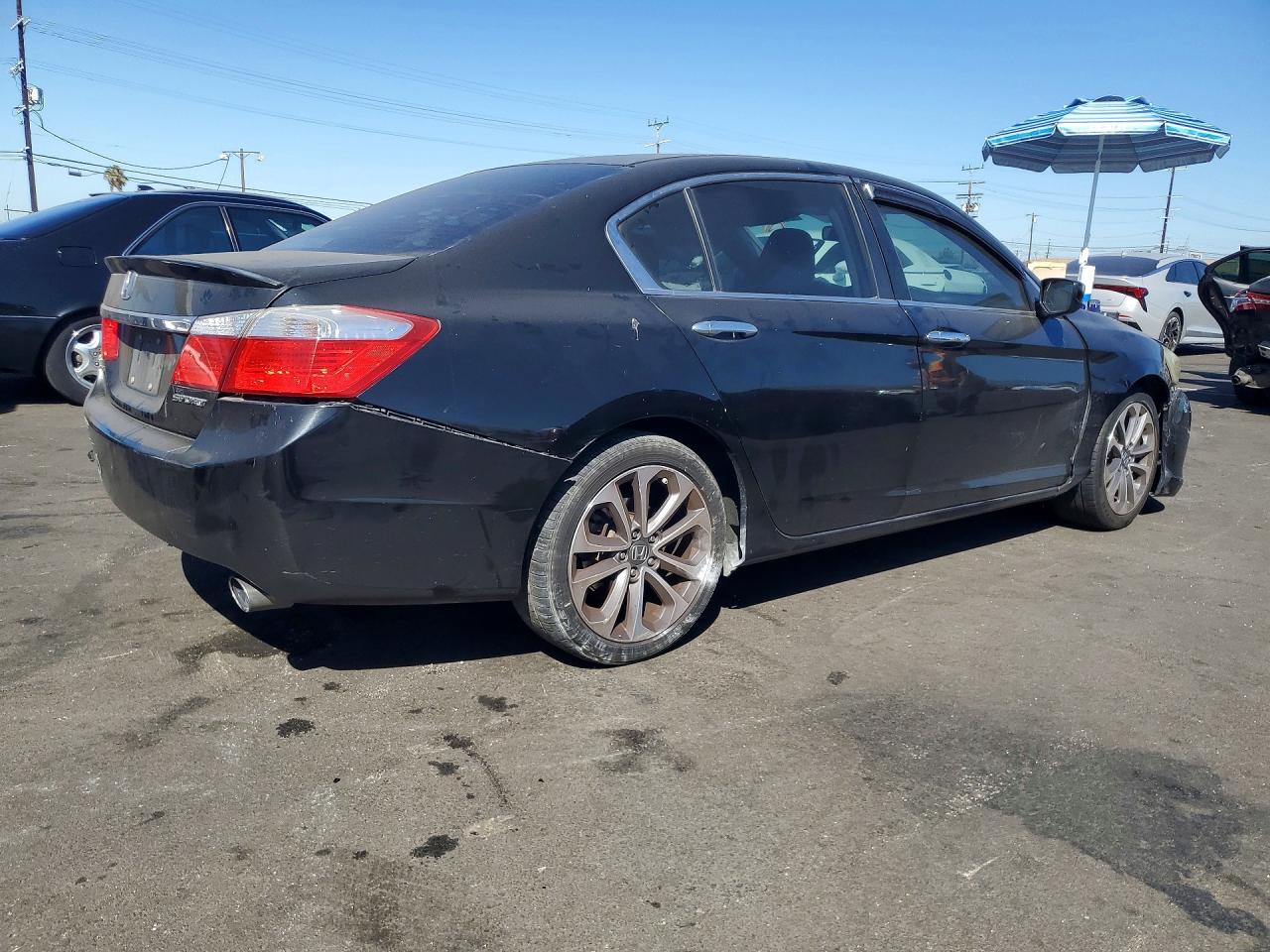 2015 Honda Accord Sport Black vin: 1HGCR2F56FA064596