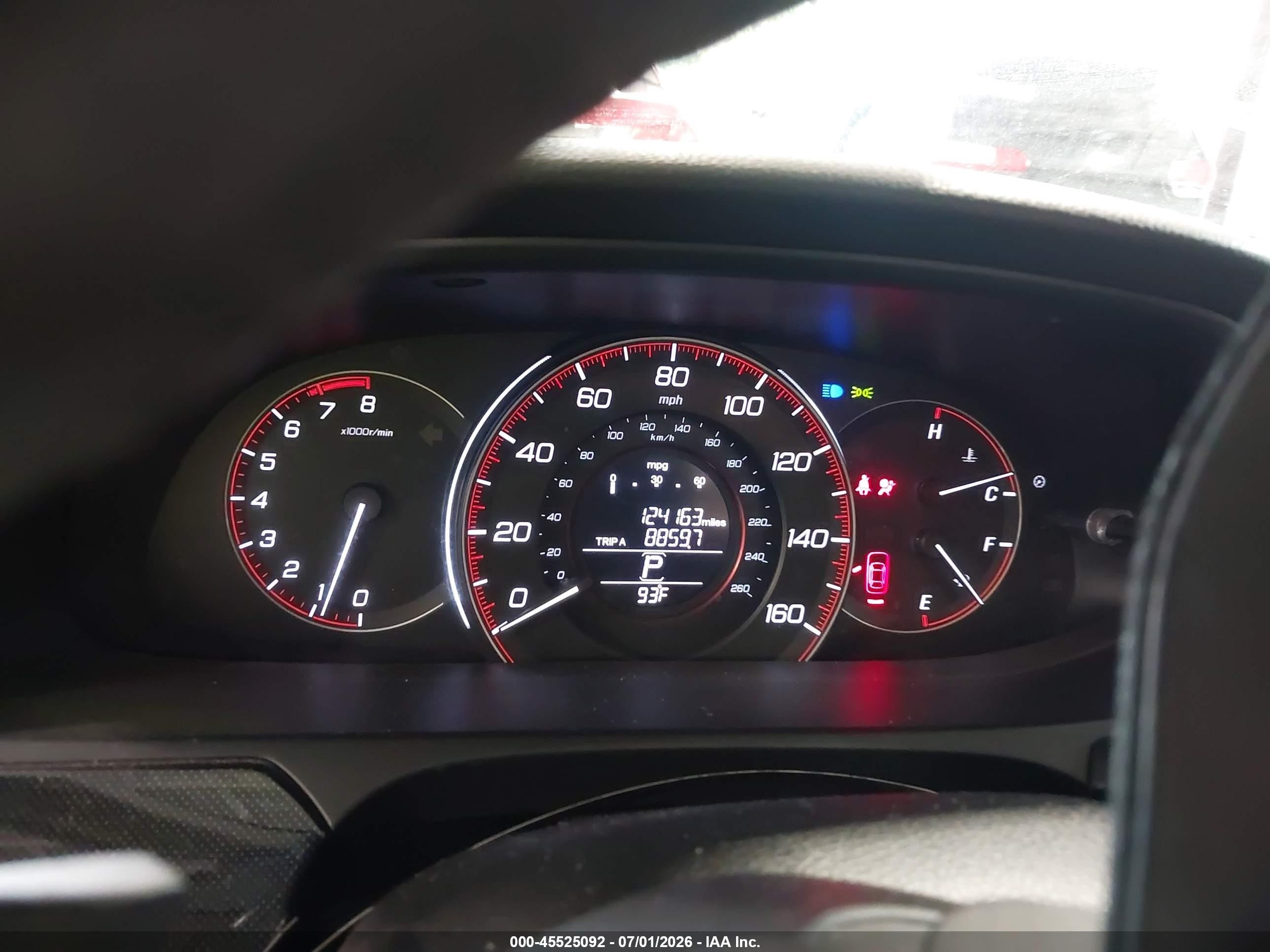 2015 Honda Accord Sport White vin: 1HGCR2F56FA073220