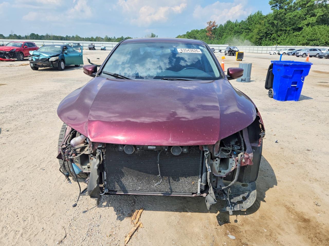 2015 Honda Accord Sport Maroon vin: 1HGCR2F56FA076957