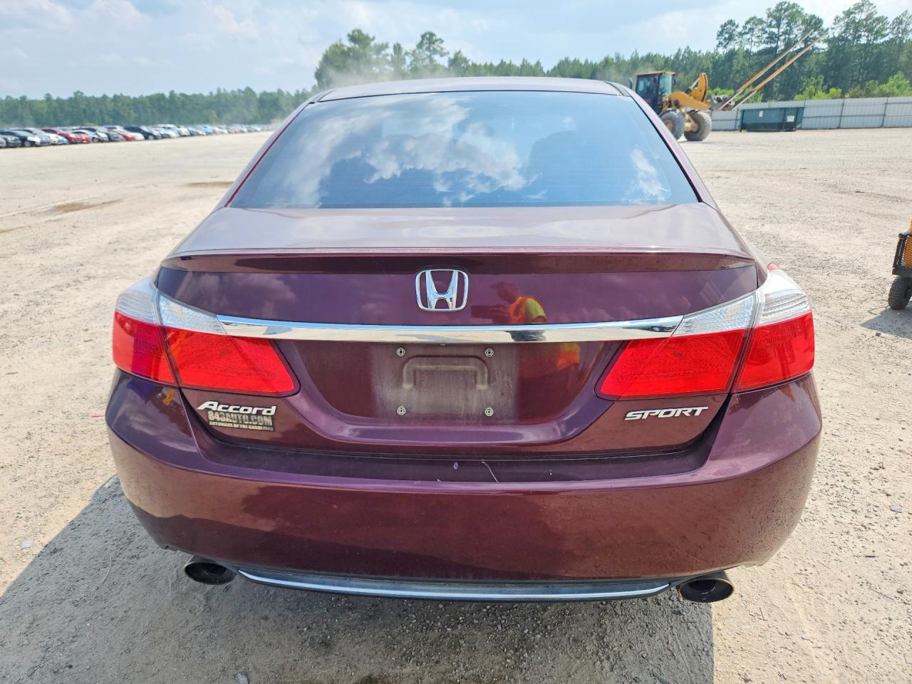 2015 Honda Accord Sport Maroon vin: 1HGCR2F56FA076957