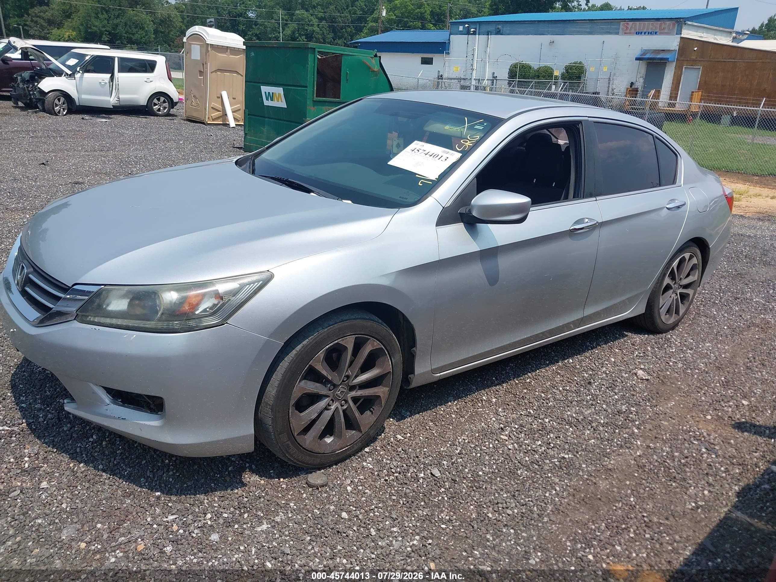 2015 Honda Accord Sport Silver vin: 1HGCR2F56FA091555