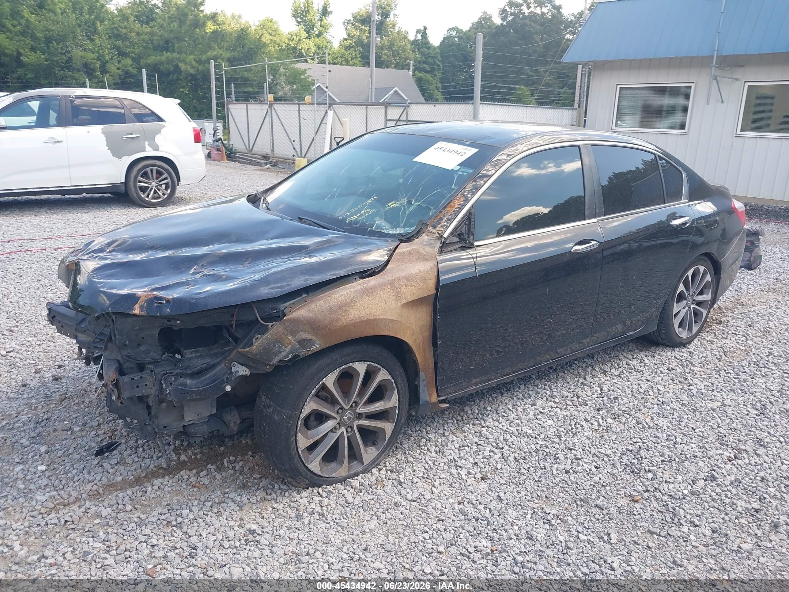 2015 Honda Accord Sport Black vin: 1HGCR2F56FA094150