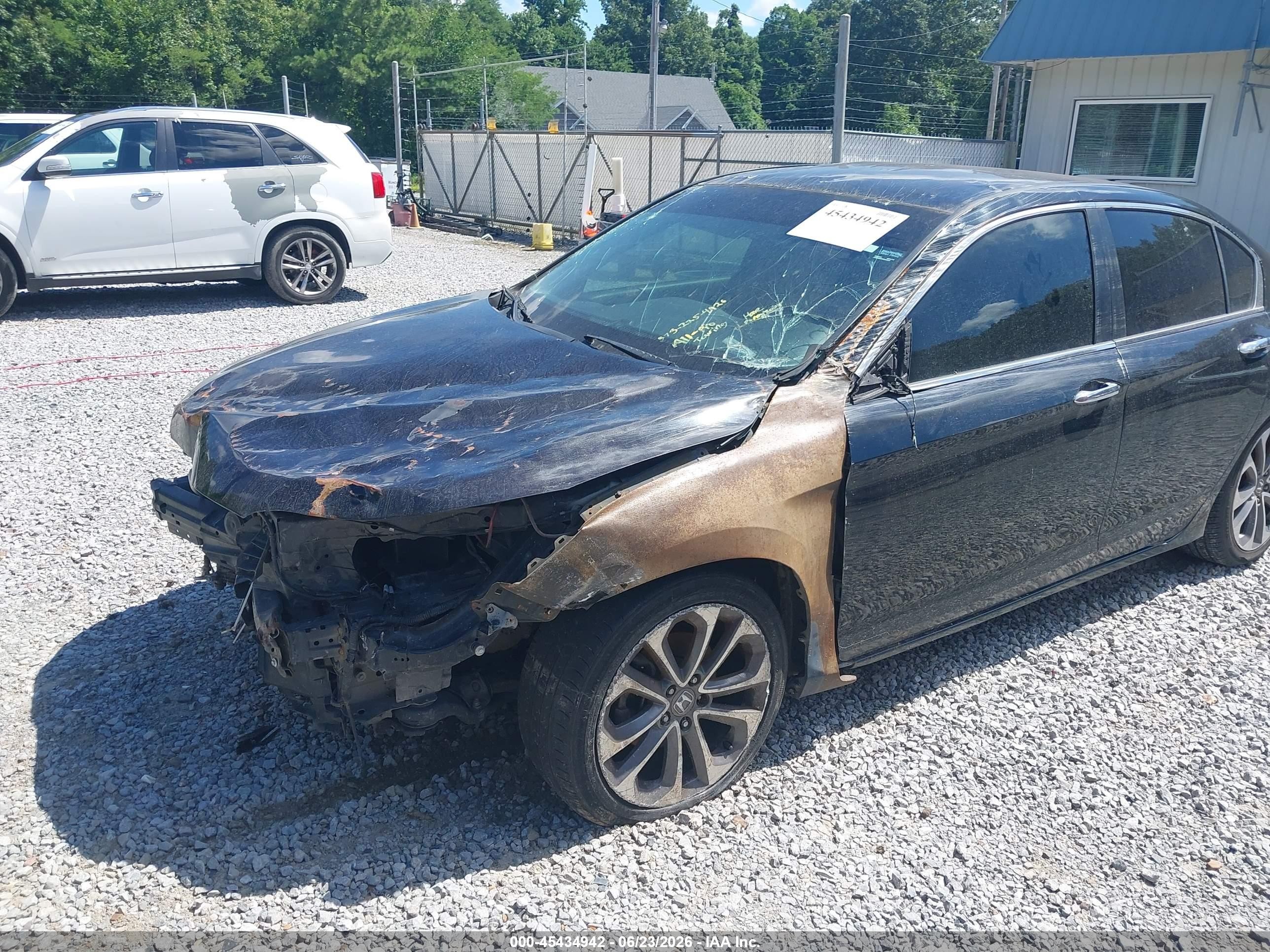 2015 Honda Accord Sport Black vin: 1HGCR2F56FA094150