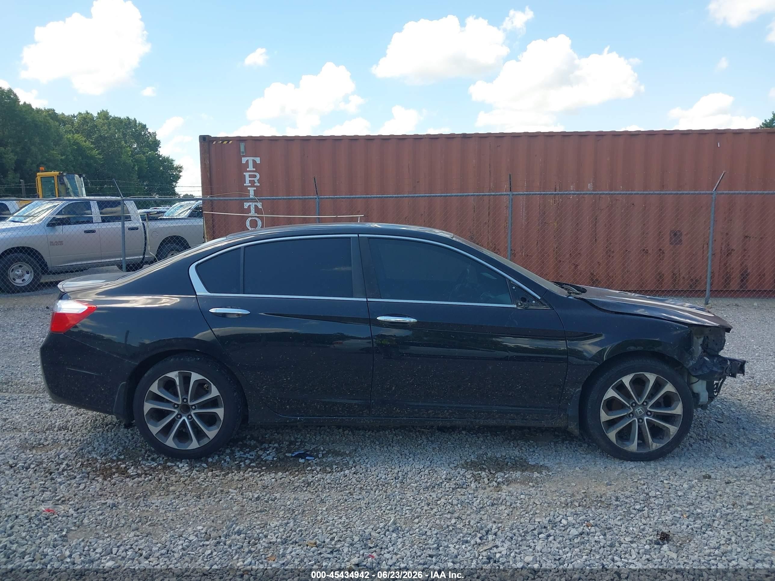 2015 Honda Accord Sport Black vin: 1HGCR2F56FA094150