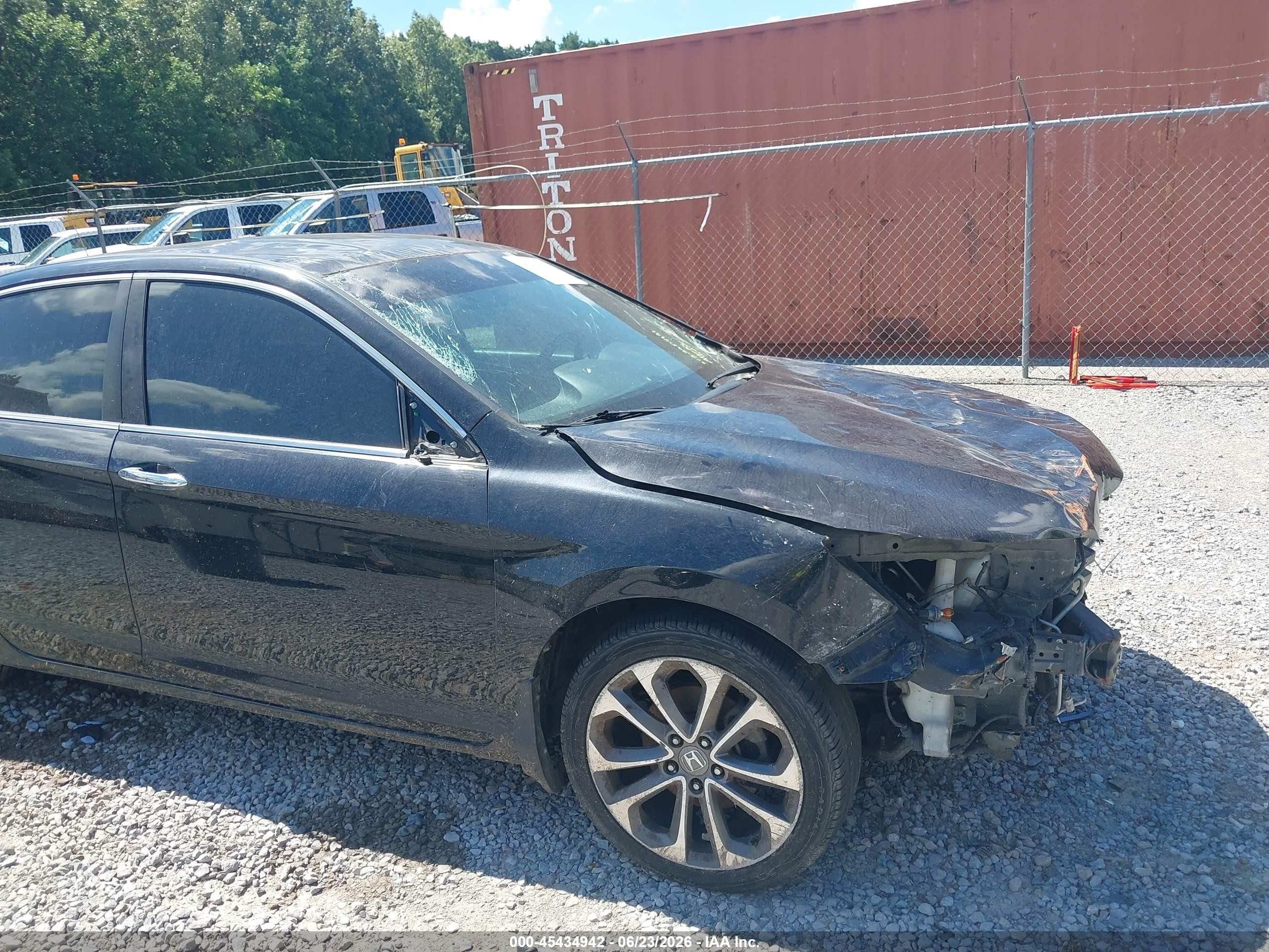 2015 Honda Accord Sport Black vin: 1HGCR2F56FA094150