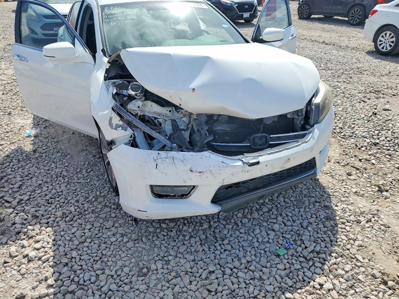 2015 Honda Accord Sport White vin: 1HGCR2F56FA114459