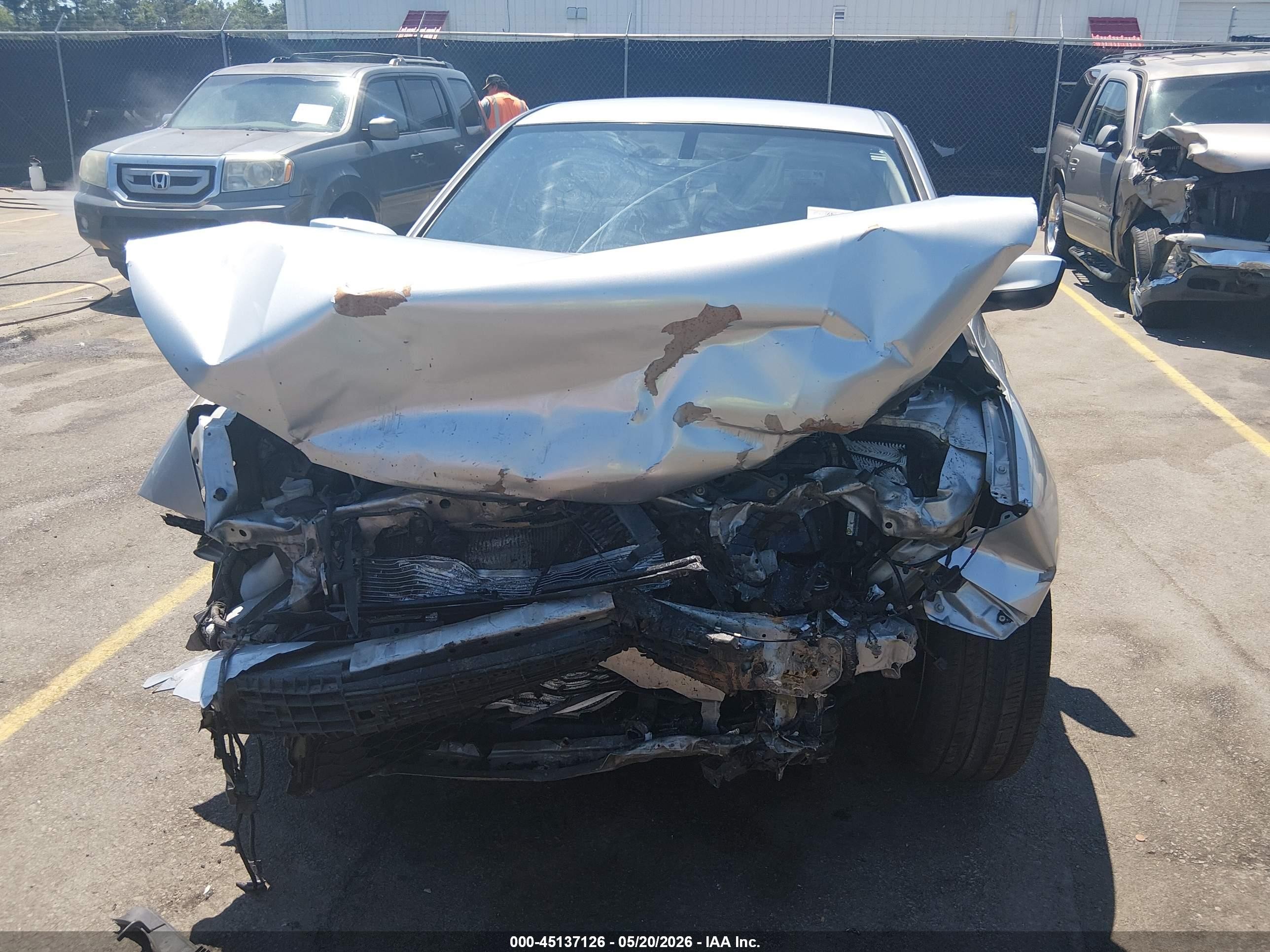 2015 Honda Accord Sport Silver vin: 1HGCR2F56FA125610