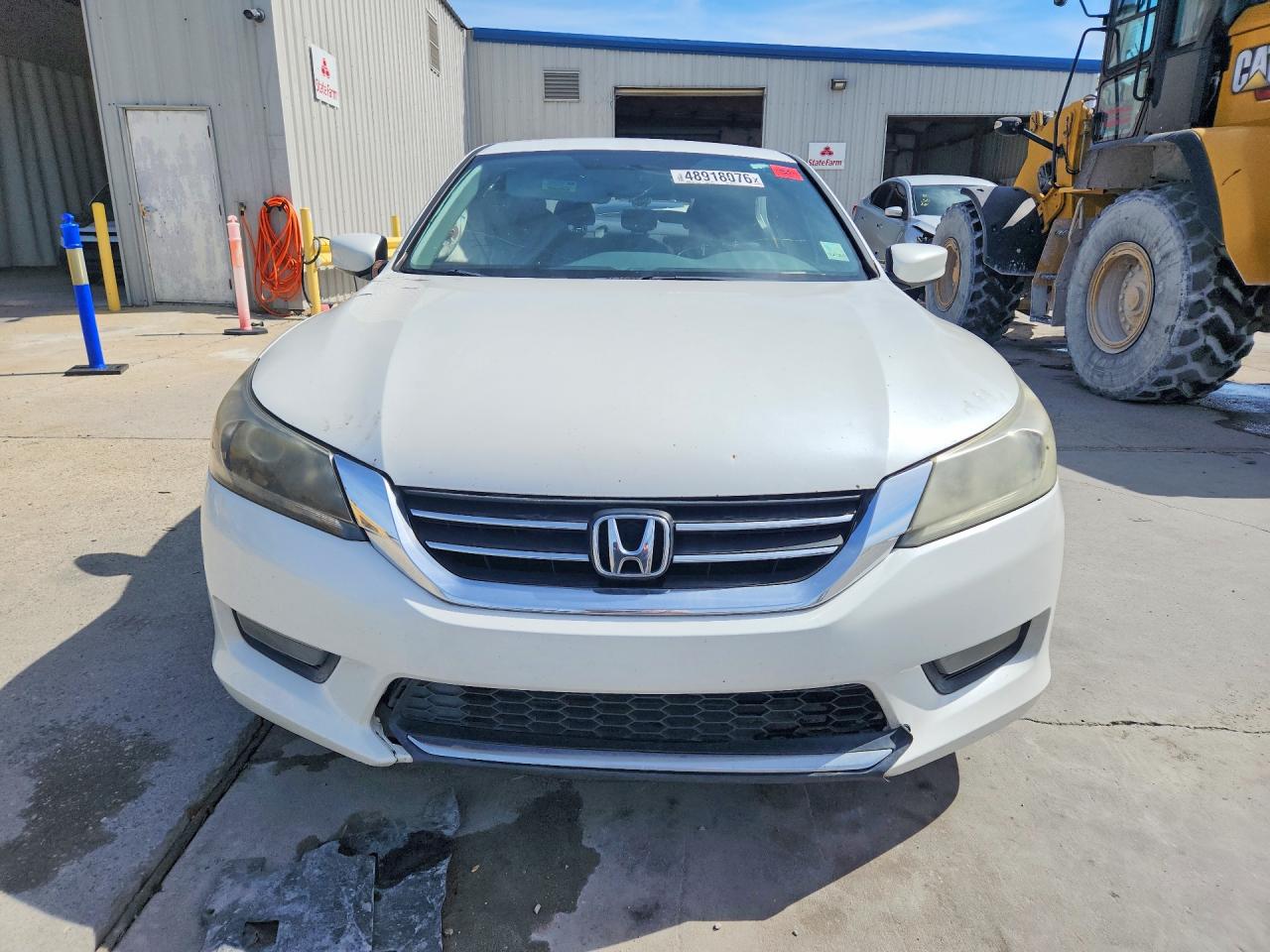 2015 Honda Accord Sport White vin: 1HGCR2F56FA176475
