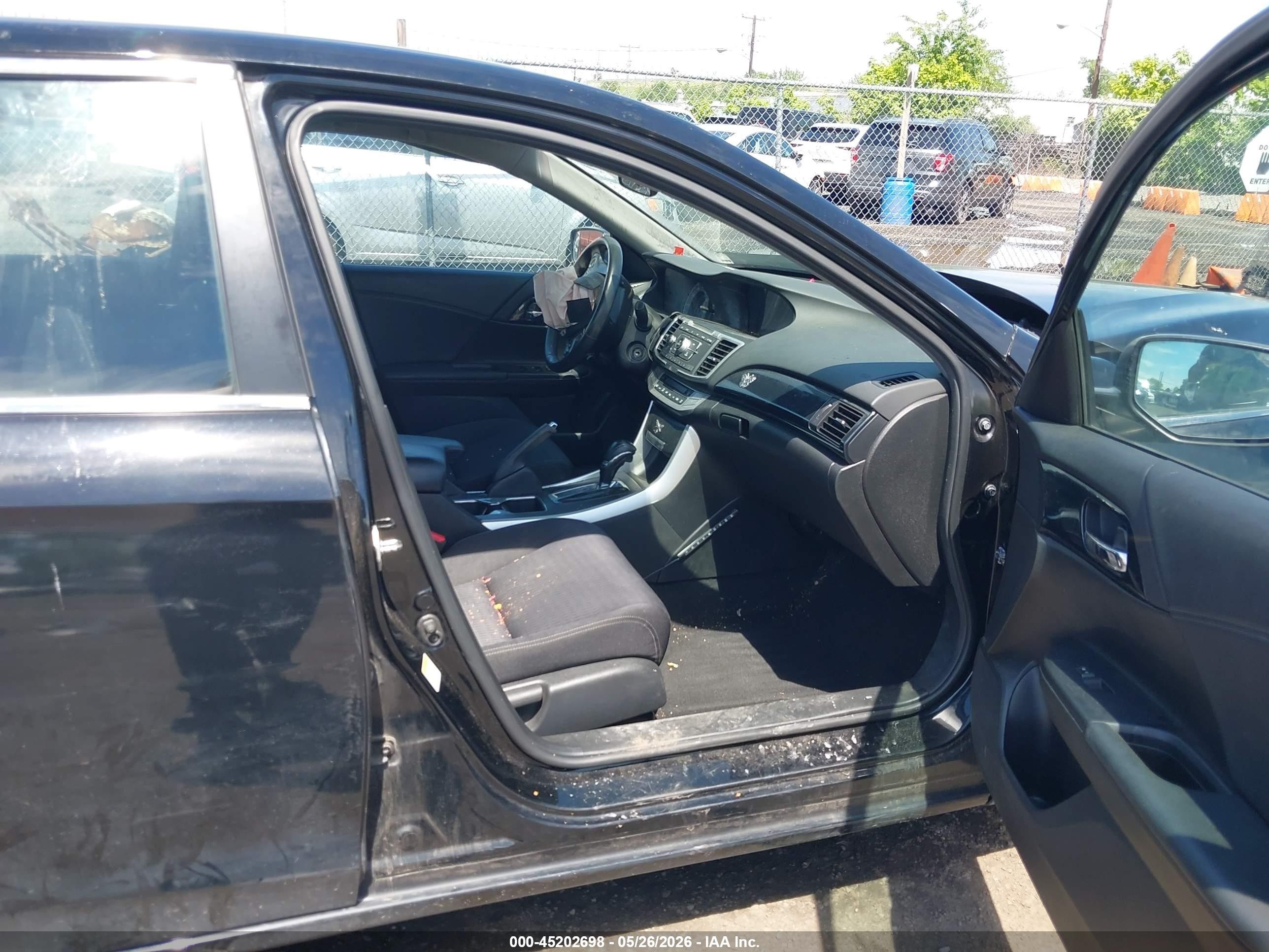 2015 Honda Accord Sport Black vin: 1HGCR2F56FA182888