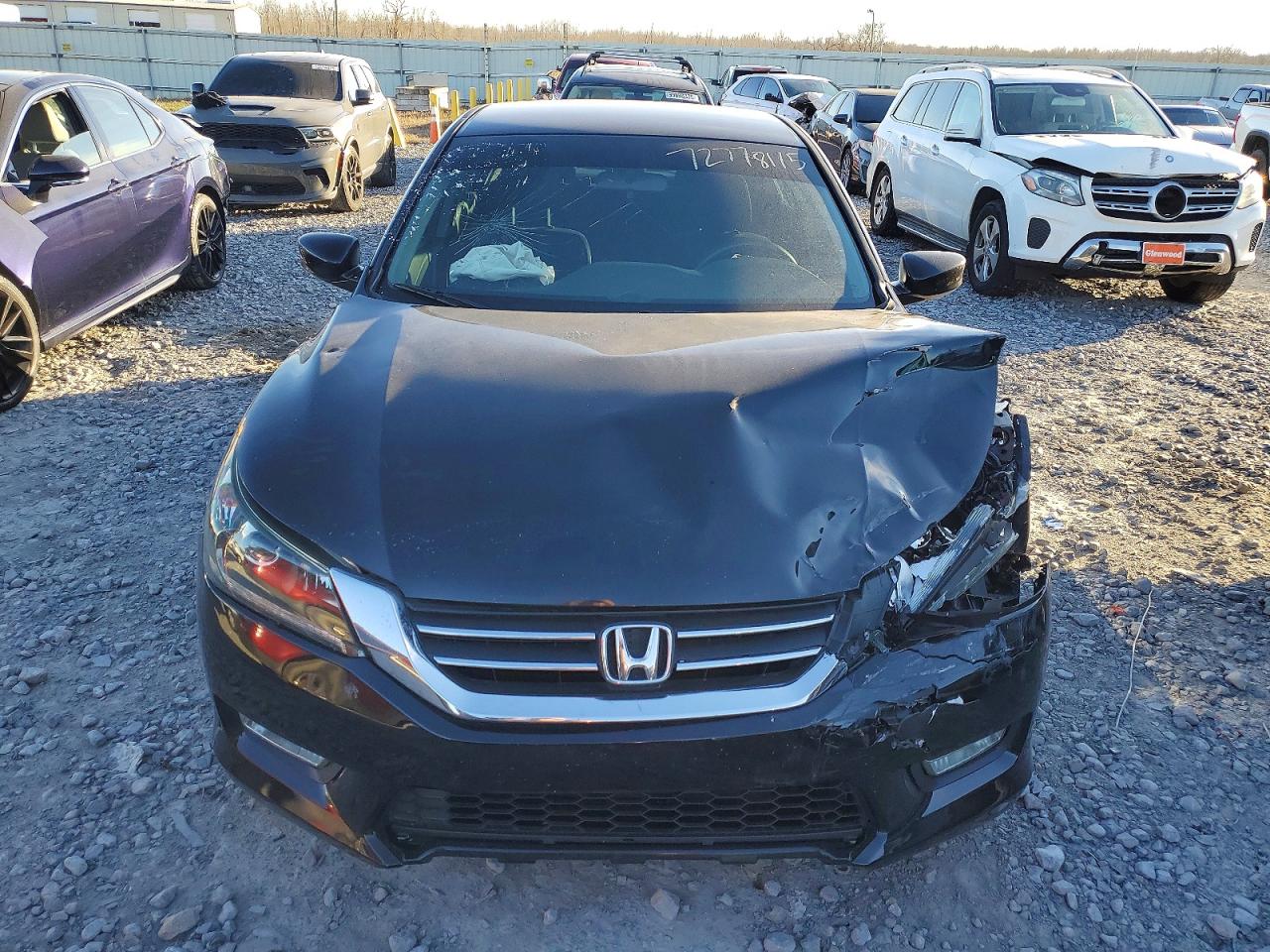 2015 Honda Accord Sport Черный vin: 1HGCR2F56FA185967