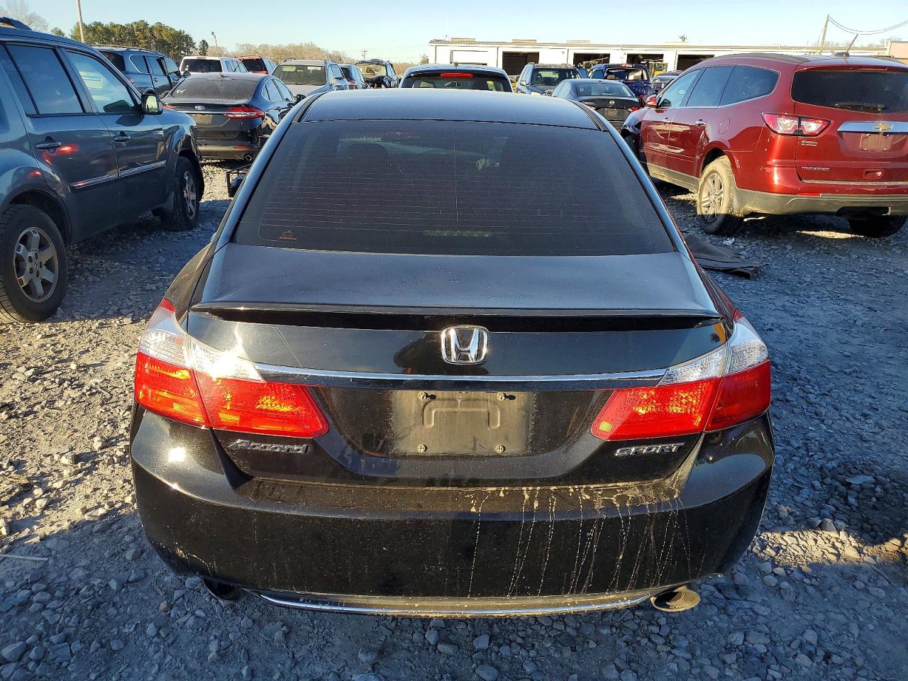 2015 Honda Accord Sport Черный vin: 1HGCR2F56FA185967