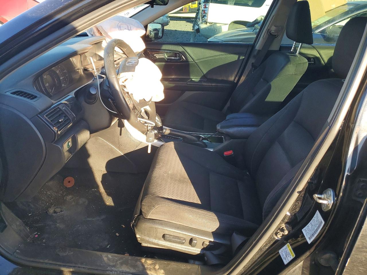 2015 Honda Accord Sport Черный vin: 1HGCR2F56FA185967