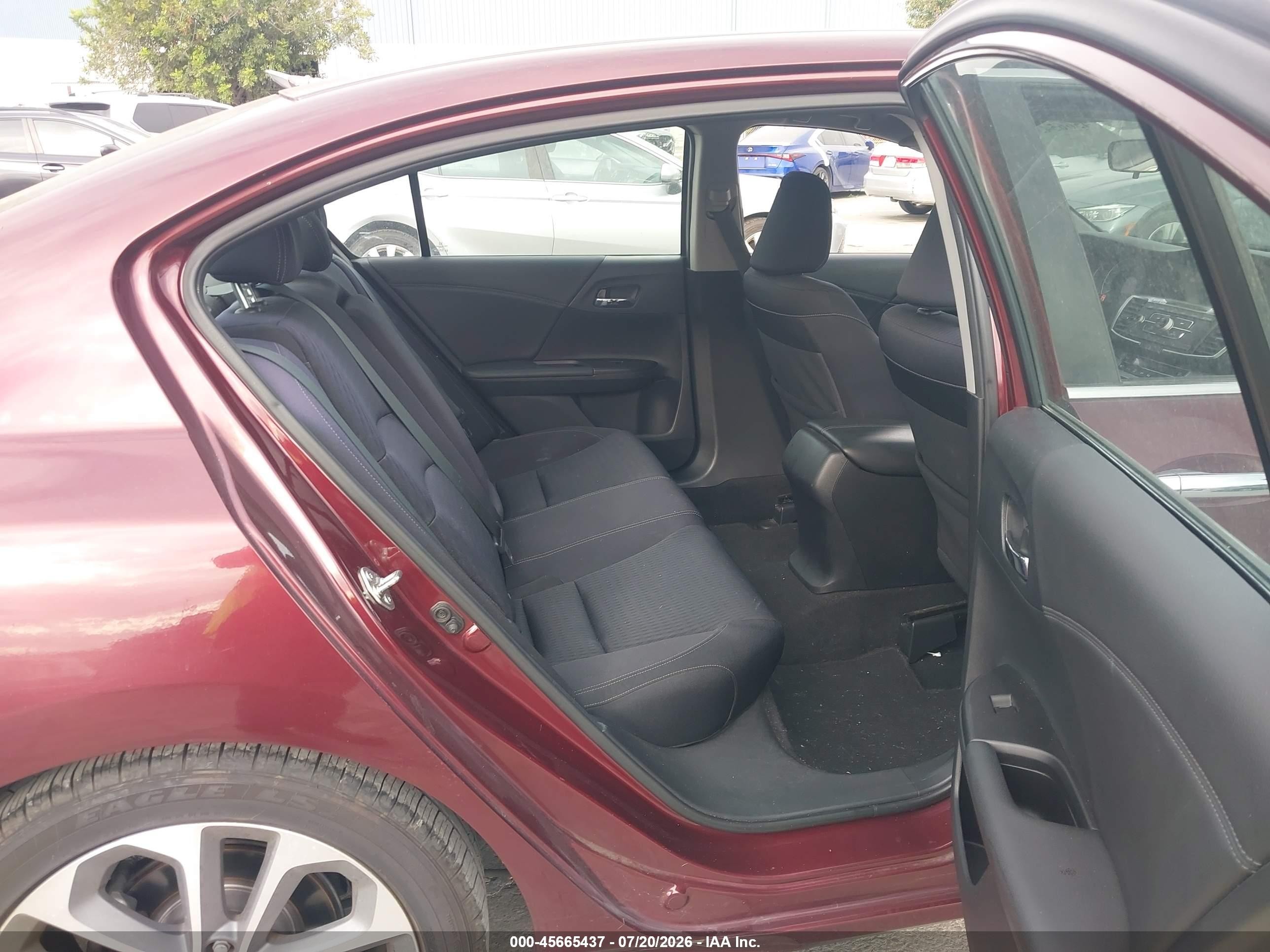 2015 Honda Accord Sport Burgundy vin: 1HGCR2F56FA197813