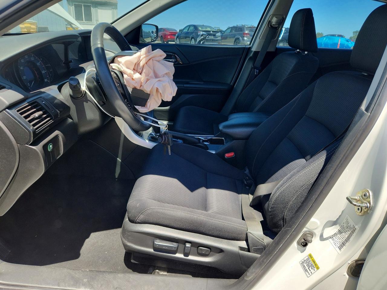 2015 Honda Accord Sport Белый vin: 1HGCR2F56FA217641