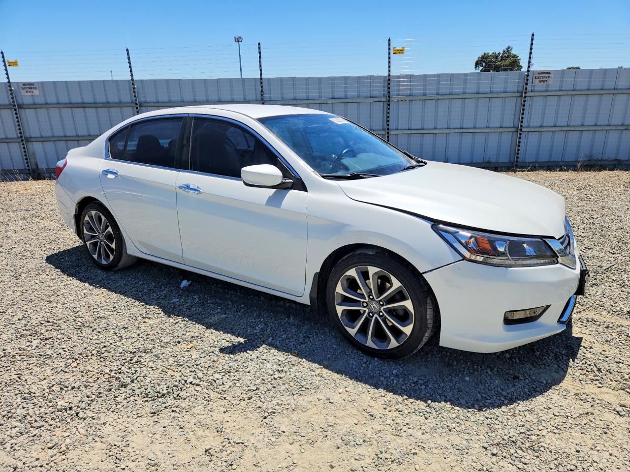 2015 Honda Accord Sport Белый vin: 1HGCR2F56FA217641