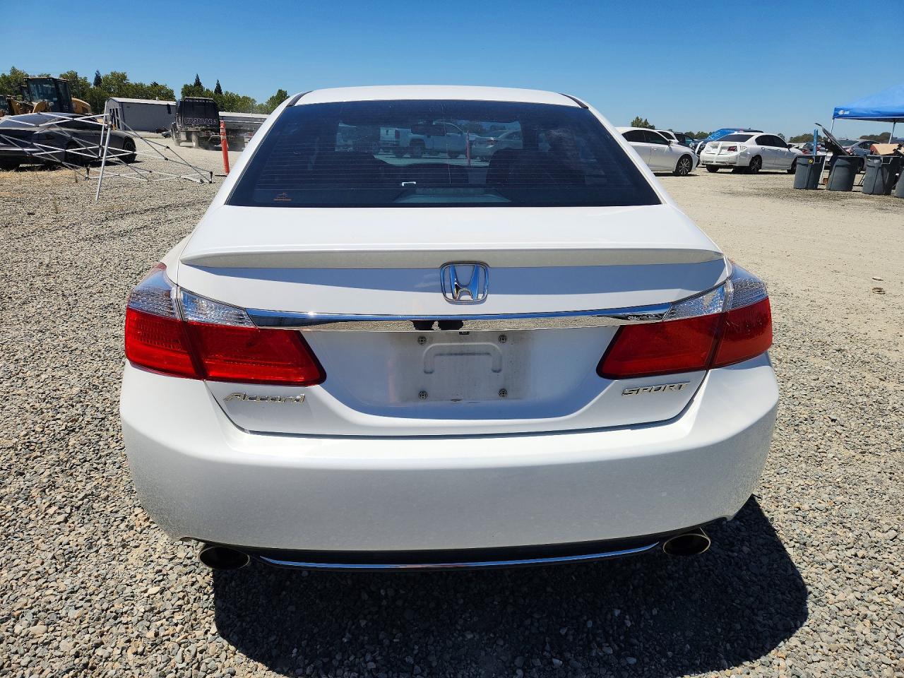 2015 Honda Accord Sport Белый vin: 1HGCR2F56FA217641