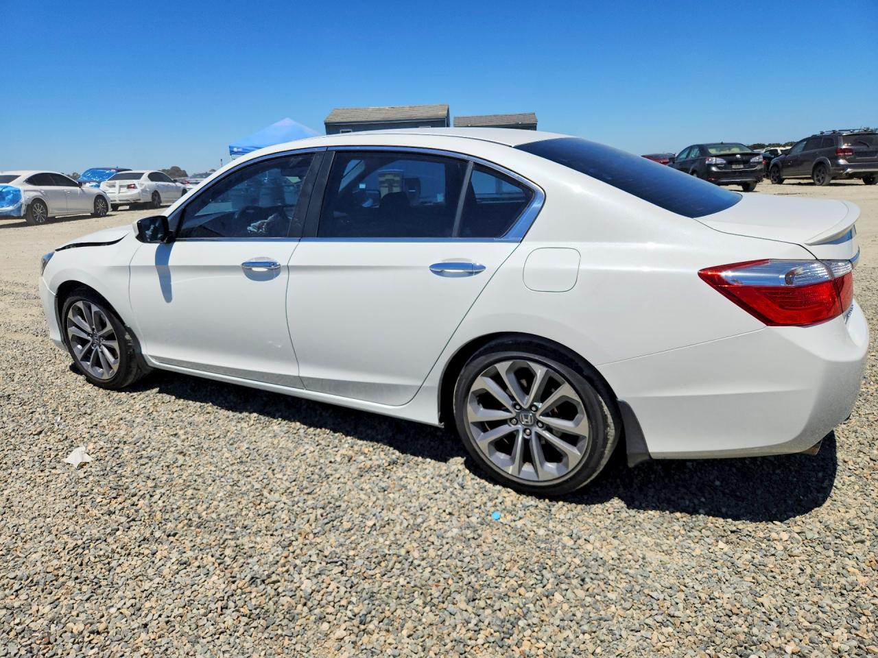2015 Honda Accord Sport Белый vin: 1HGCR2F56FA217641