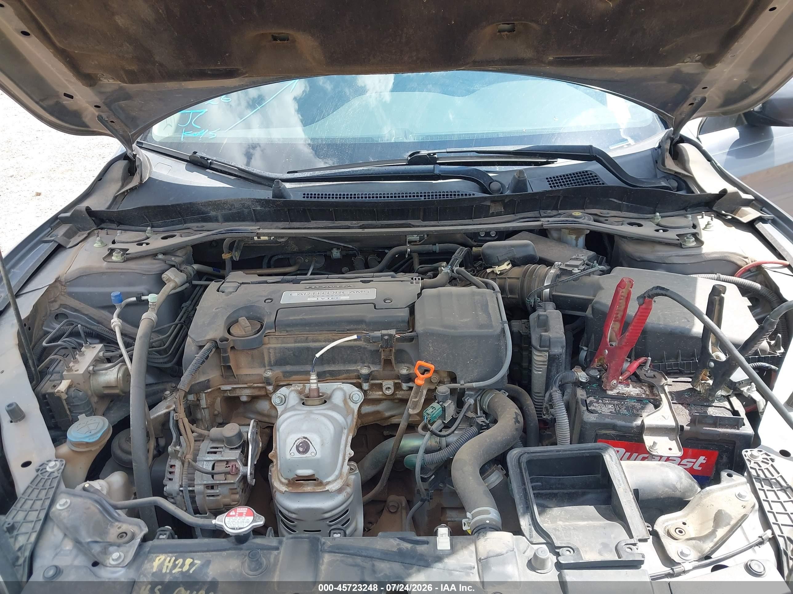 2015 Honda Accord Sport Gray vin: 1HGCR2F56FA222693