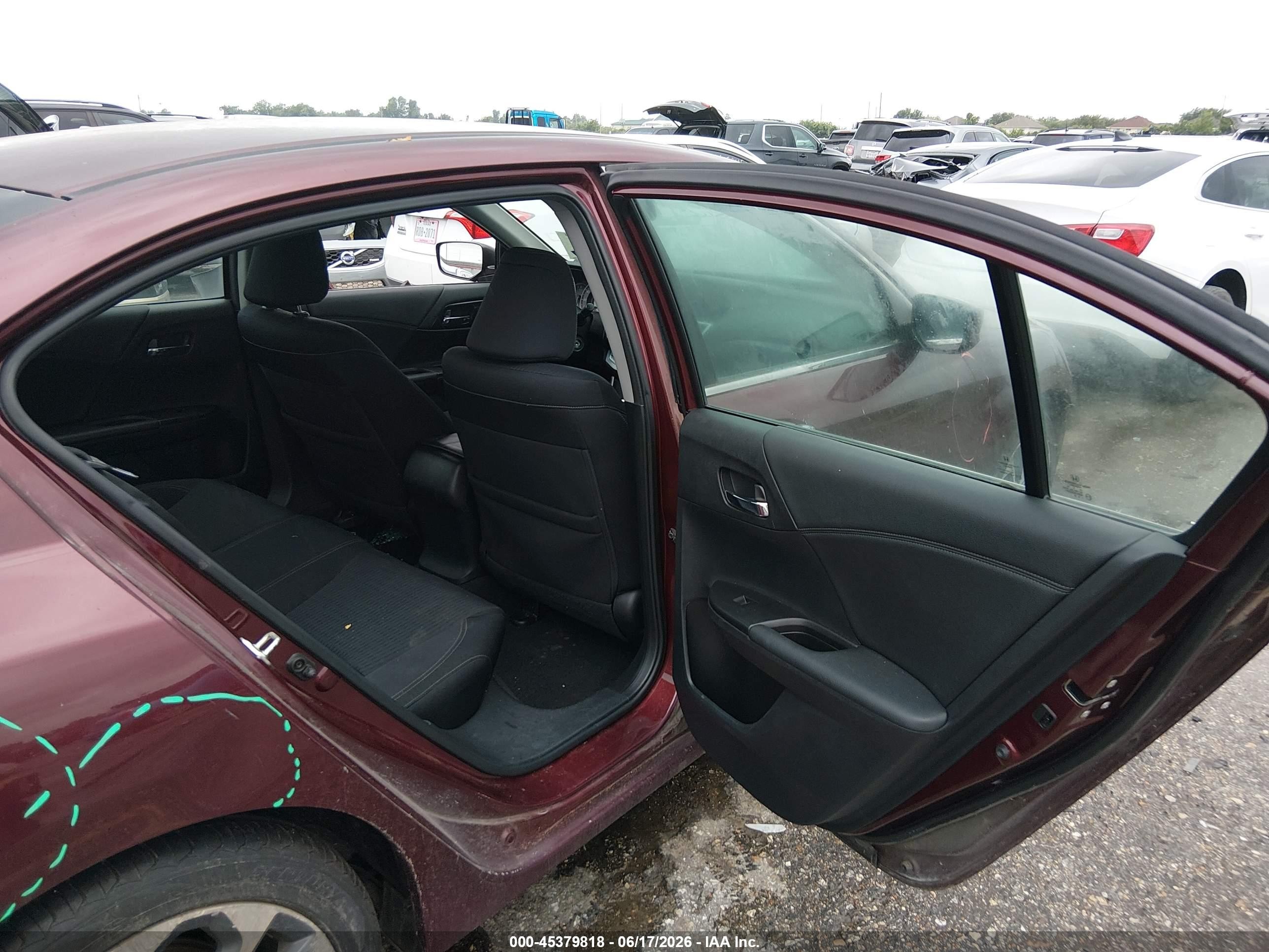 2015 Honda Accord Sport Burgundy vin: 1HGCR2F56FA246525