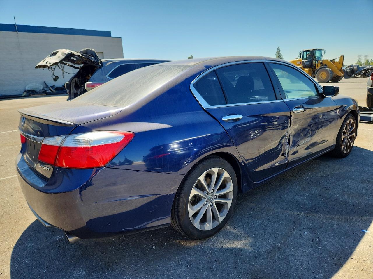 2015 Honda Accord Sport Синий vin: 1HGCR2F56FA251109