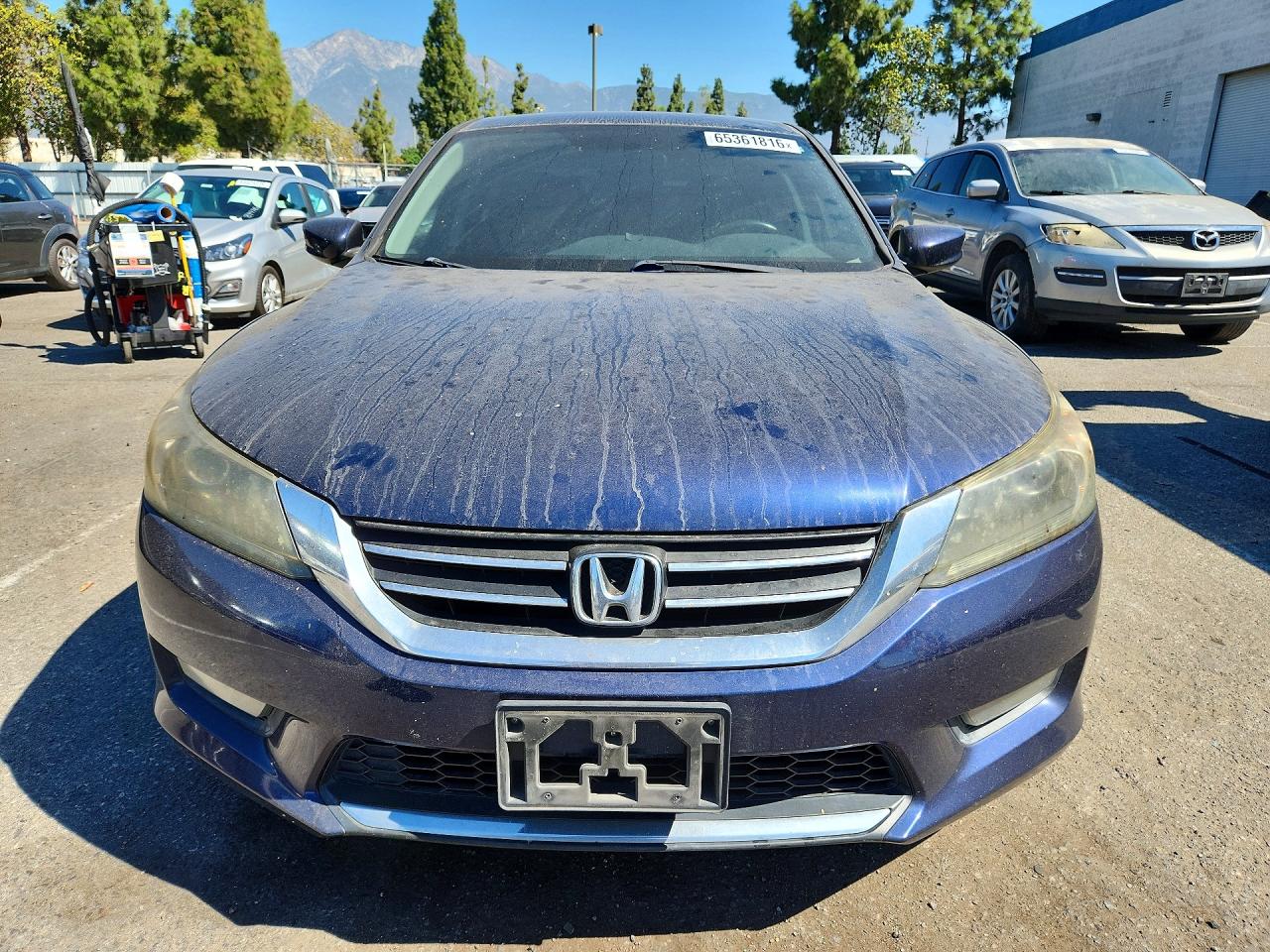 2015 Honda Accord Sport Синий vin: 1HGCR2F56FA251109