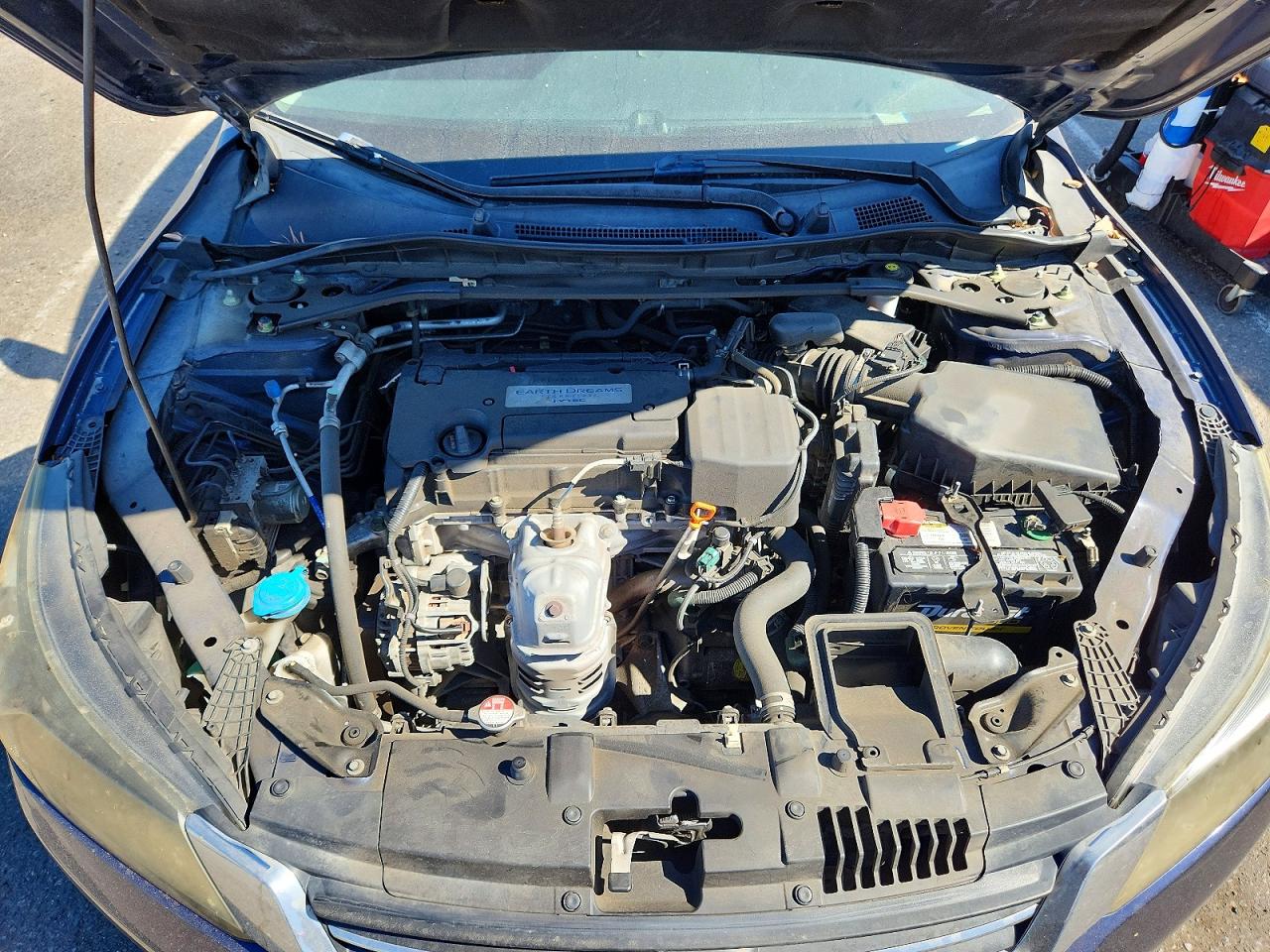 2015 Honda Accord Sport Синий vin: 1HGCR2F56FA251109