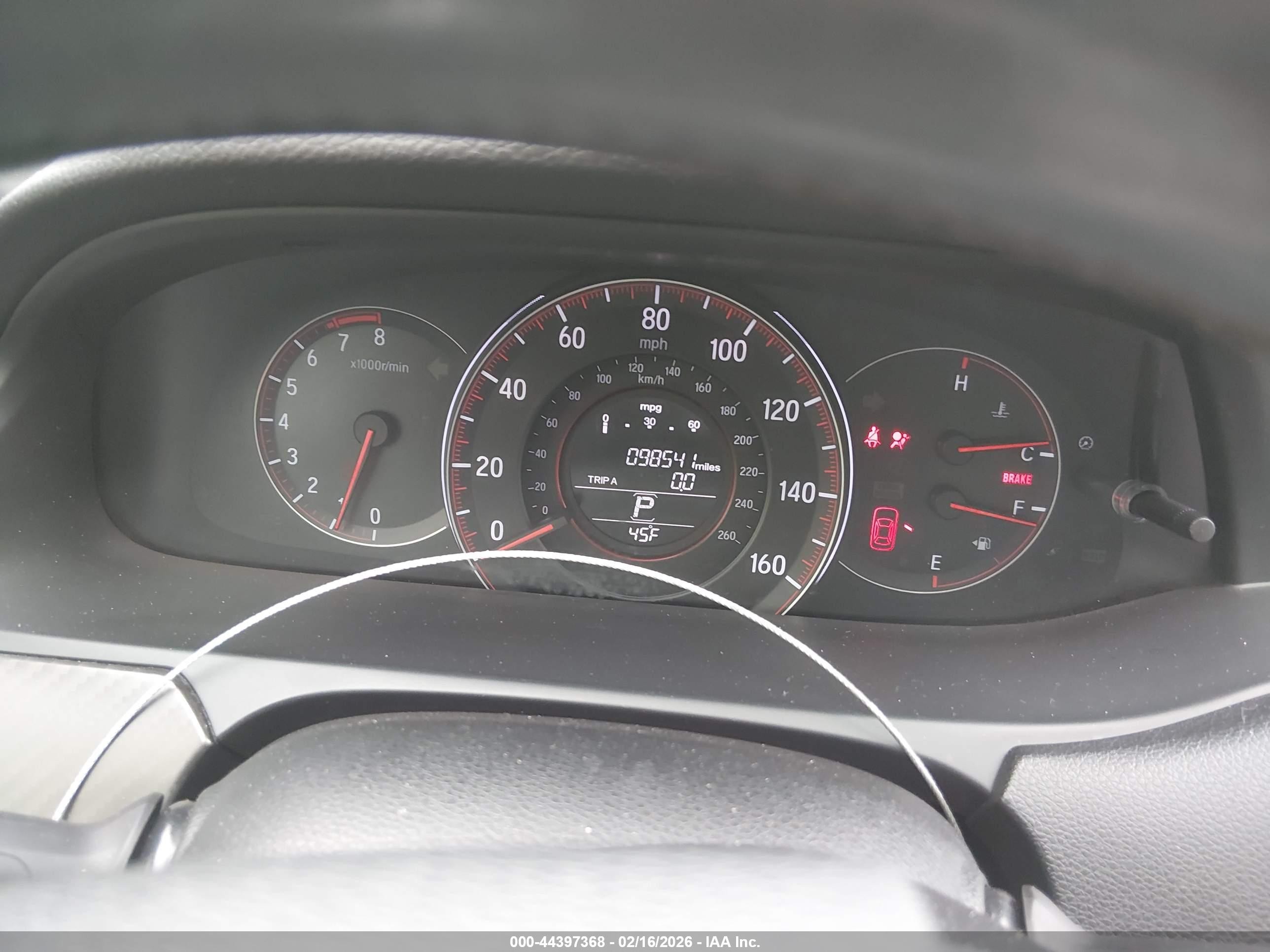 2016 Honda Accord Sport Черный vin: 1HGCR2F56GA230519
