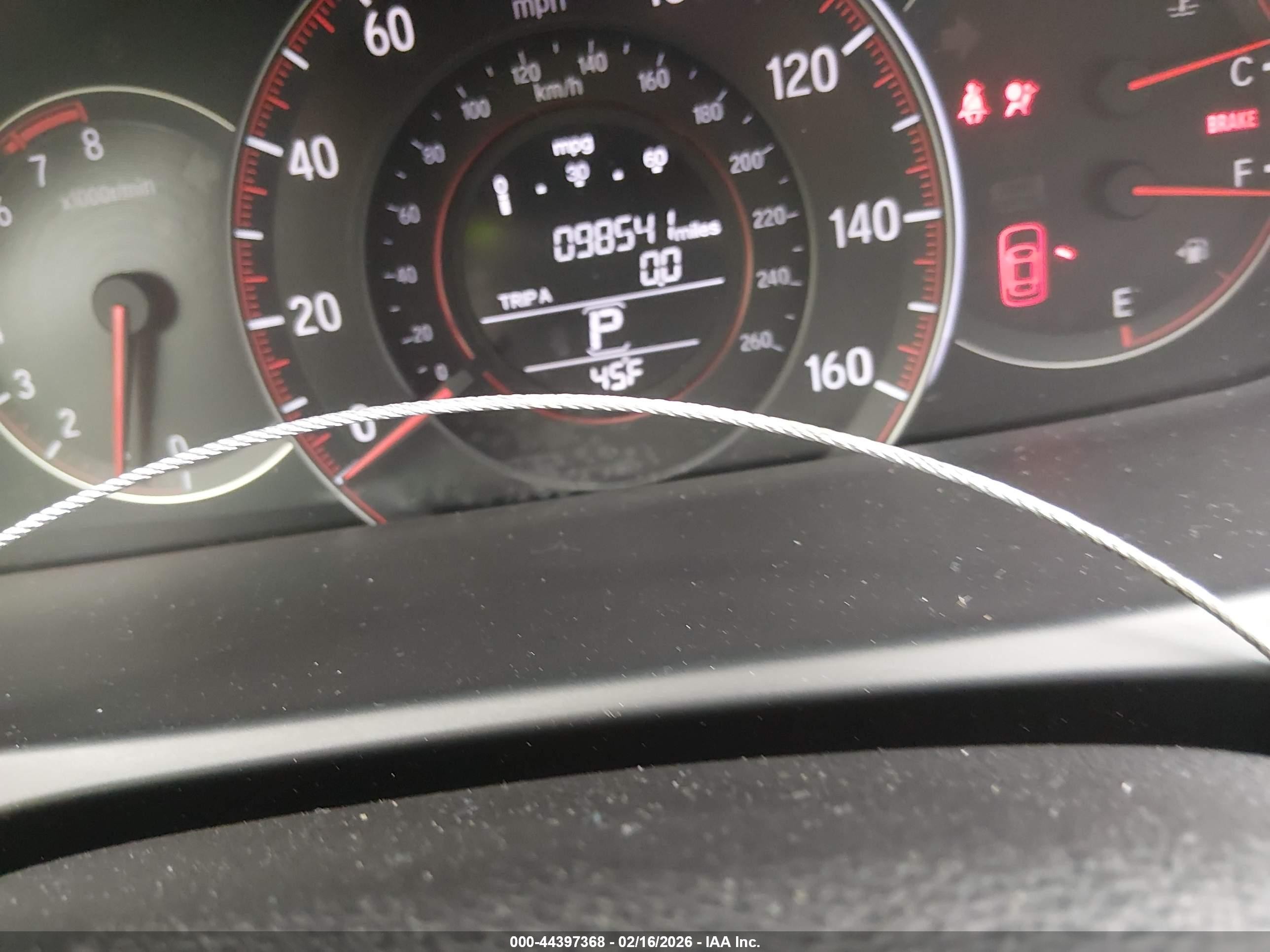 2016 Honda Accord Sport Черный vin: 1HGCR2F56GA230519