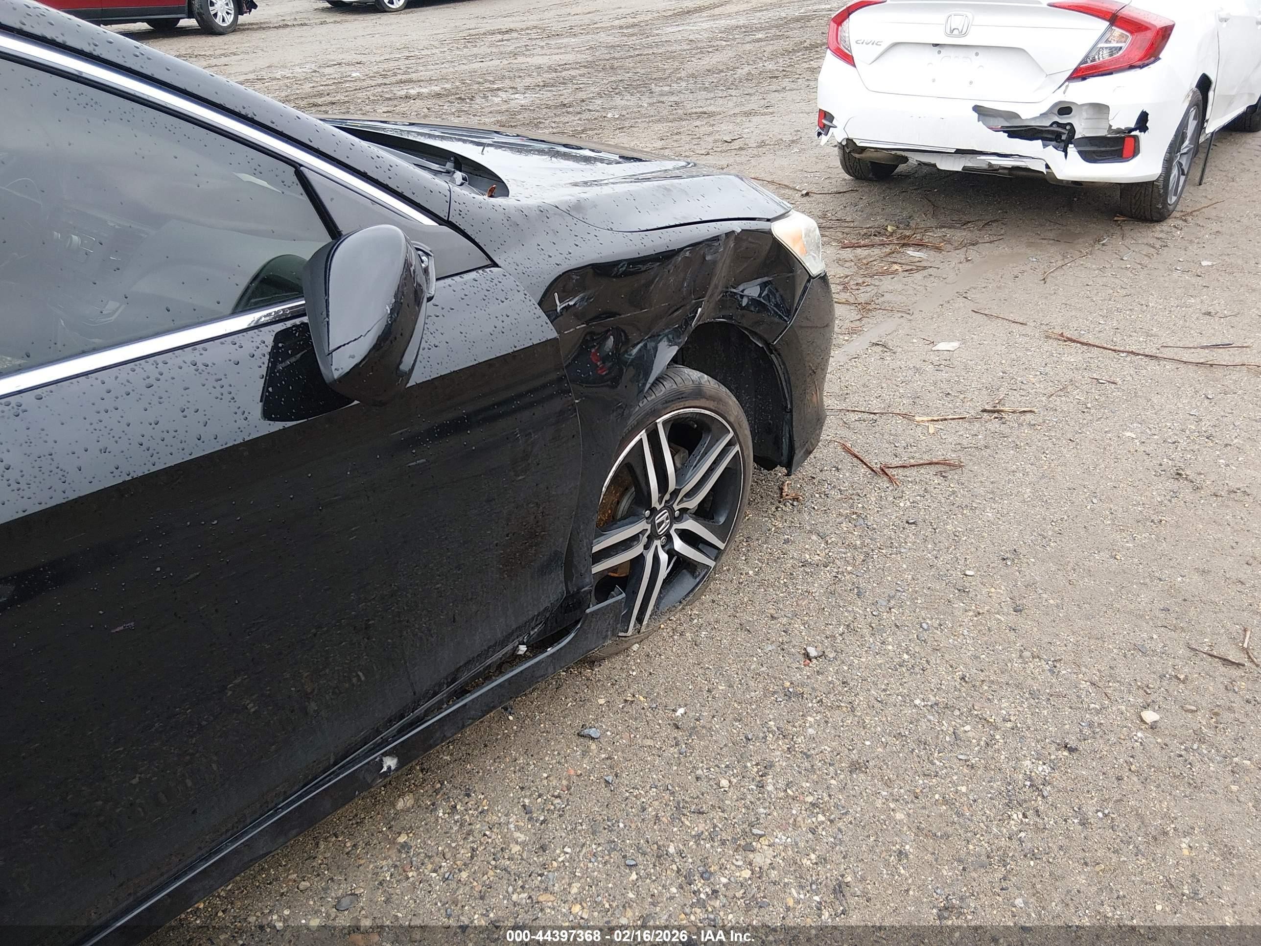 2016 Honda Accord Sport Черный vin: 1HGCR2F56GA230519