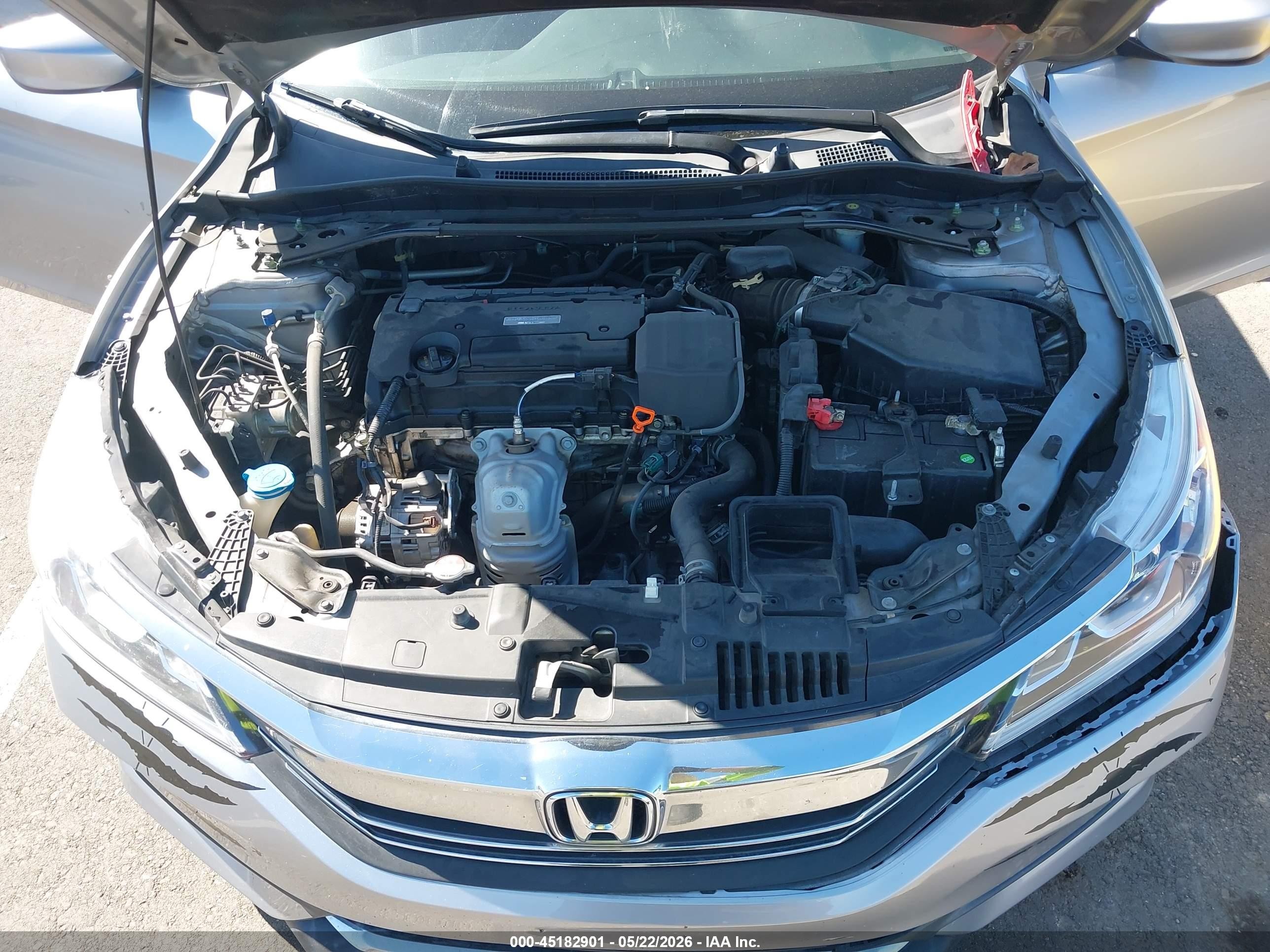 2017 Honda Accord Sport Silver vin: 1HGCR2F56HA031472