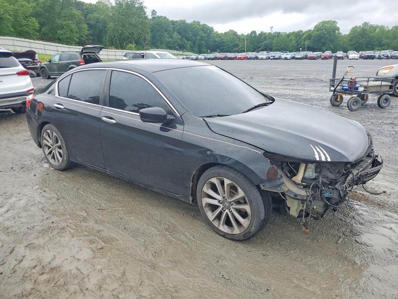 2013 Honda Accord Sport Black vin: 1HGCR2F57DA004615