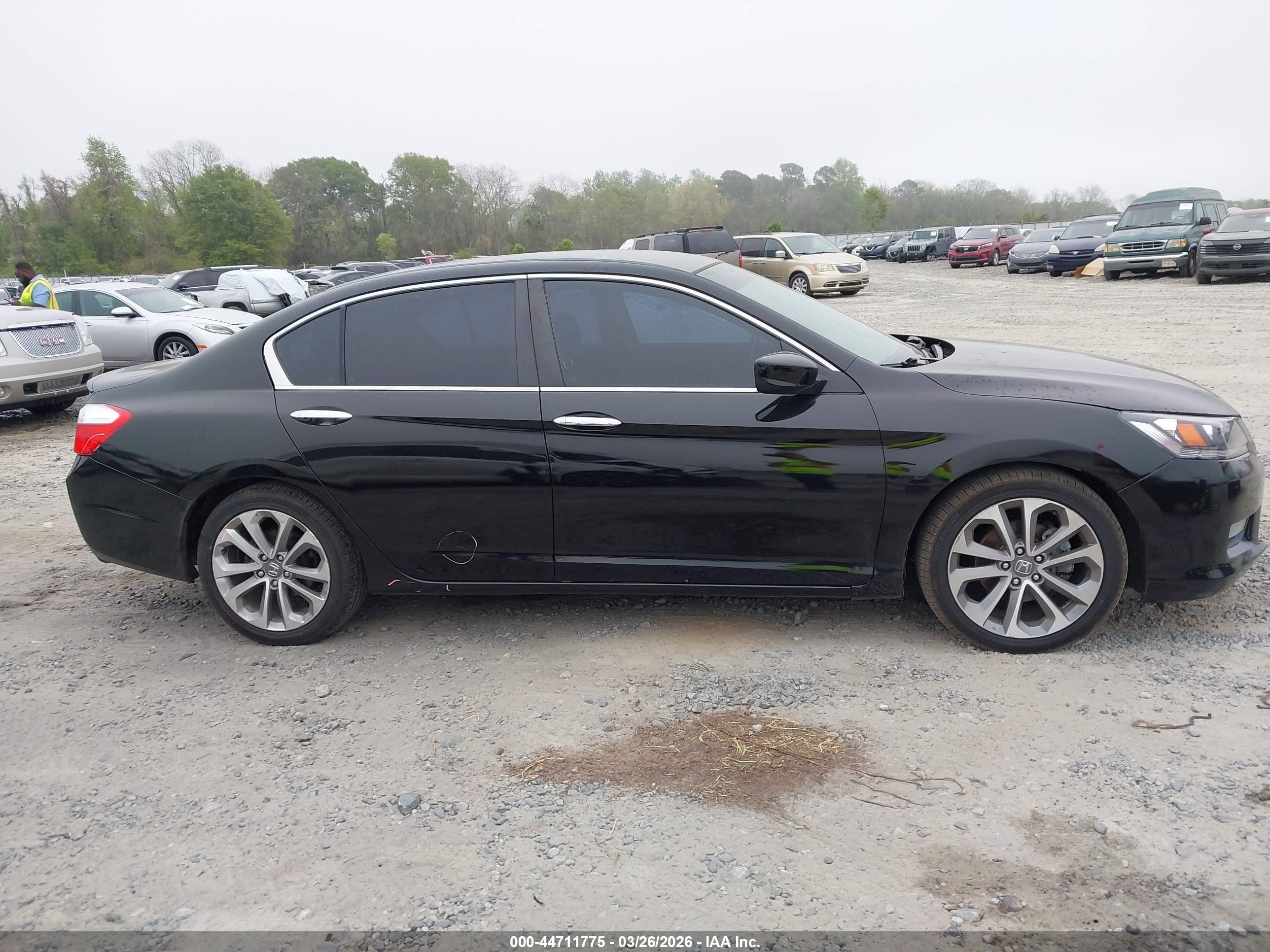 2013 Honda Accord Sport Black vin: 1HGCR2F57DA008552