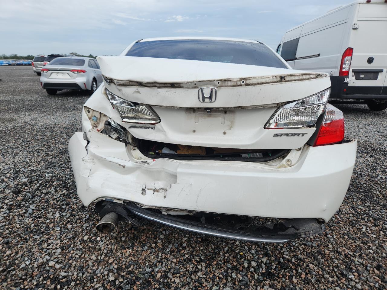 2013 Honda Accord Sport White vin: 1HGCR2F57DA023312