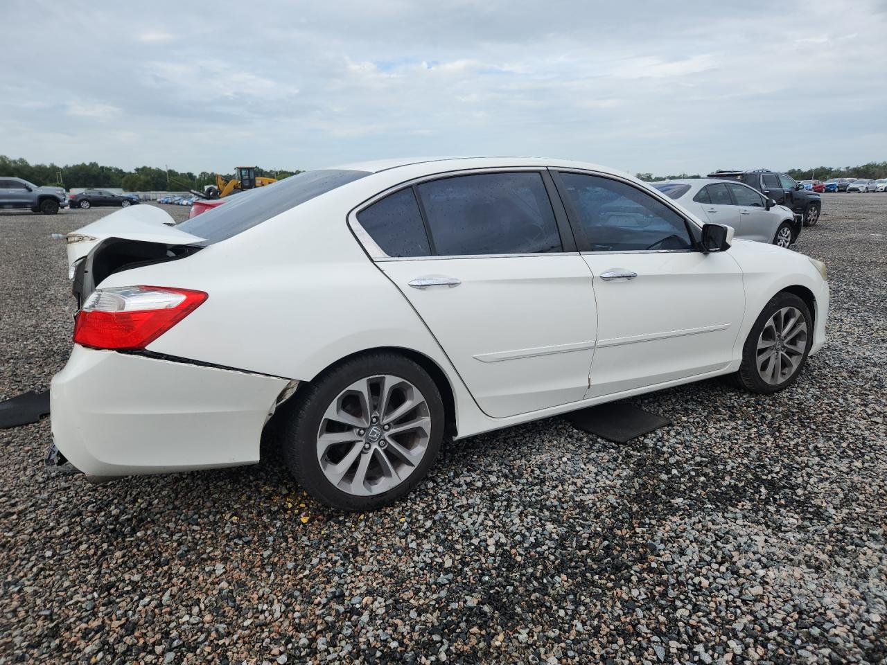 2013 Honda Accord Sport White vin: 1HGCR2F57DA023312