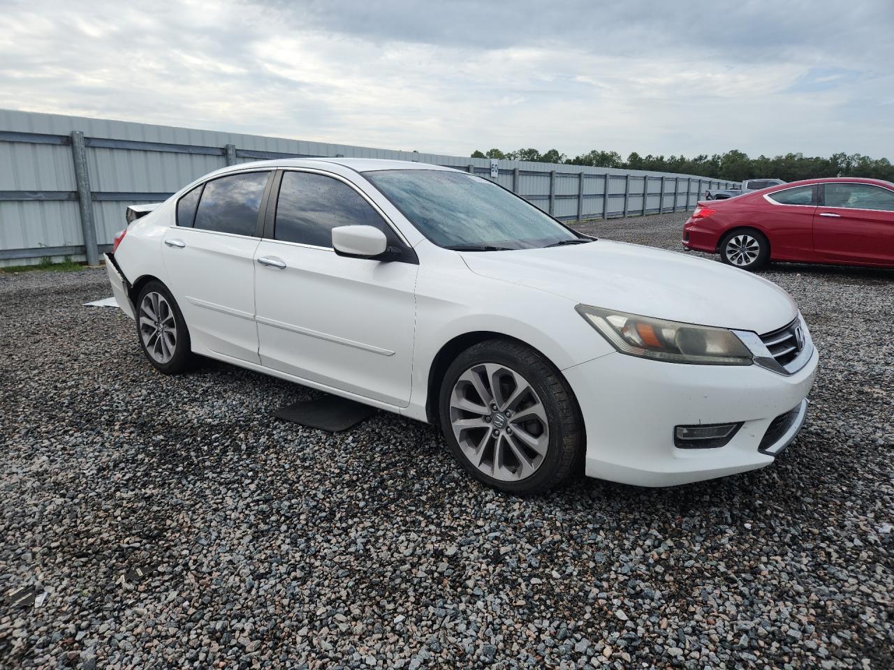 2013 Honda Accord Sport White vin: 1HGCR2F57DA023312