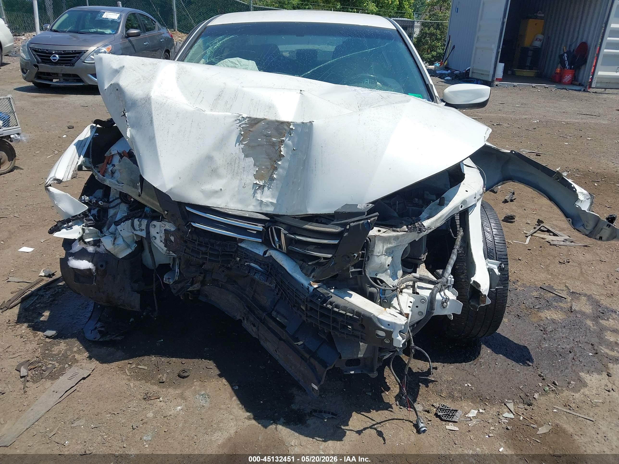 2013 Honda Accord Sport White vin: 1HGCR2F57DA026985