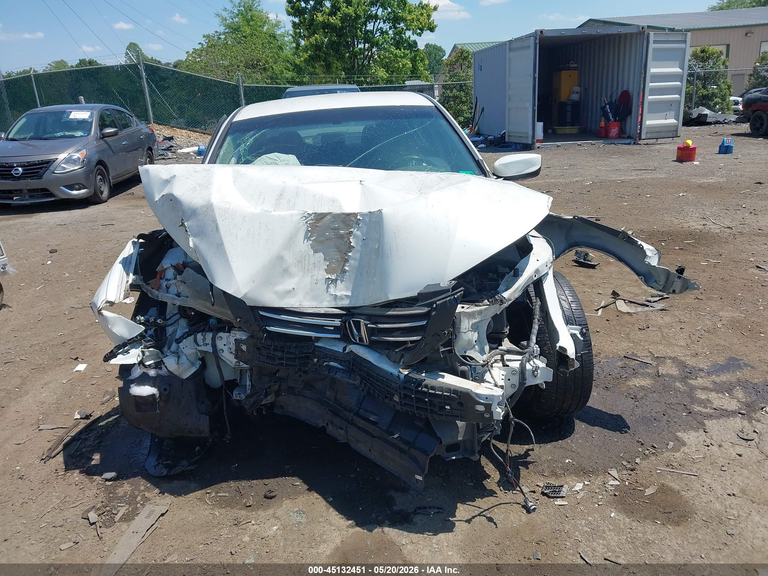2013 Honda Accord Sport White vin: 1HGCR2F57DA026985