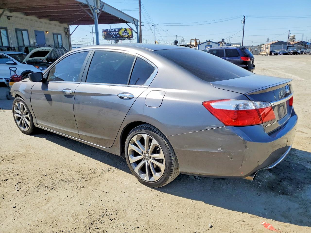 2013 Honda Accord Sport Gray vin: 1HGCR2F57DA057704
