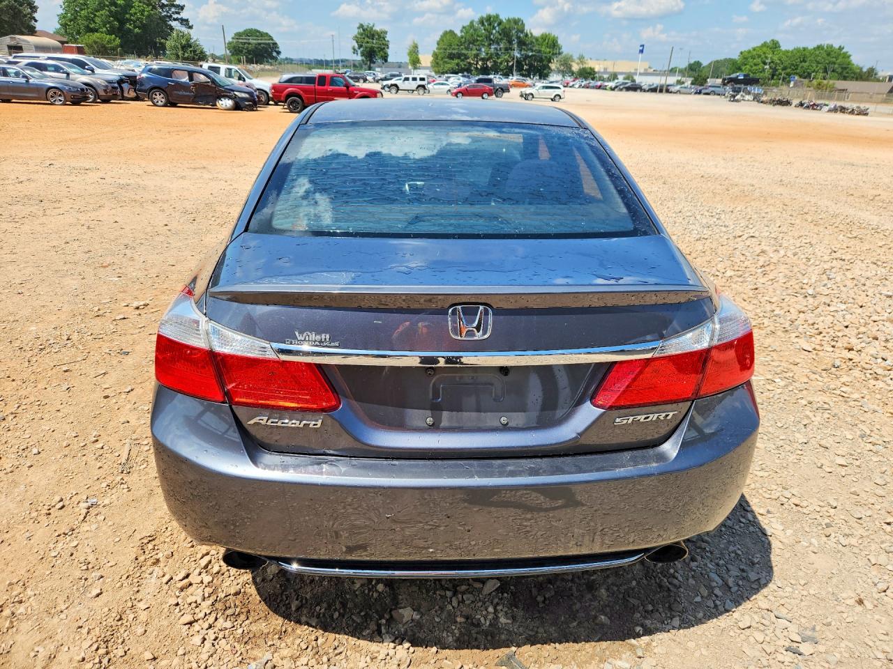 2013 Honda Accord Sport Gray vin: 1HGCR2F57DA059548