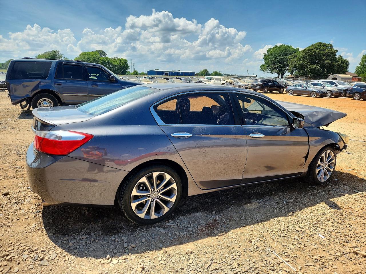 2013 Honda Accord Sport Gray vin: 1HGCR2F57DA059548