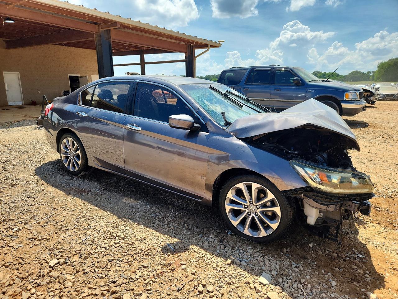 2013 Honda Accord Sport Gray vin: 1HGCR2F57DA059548