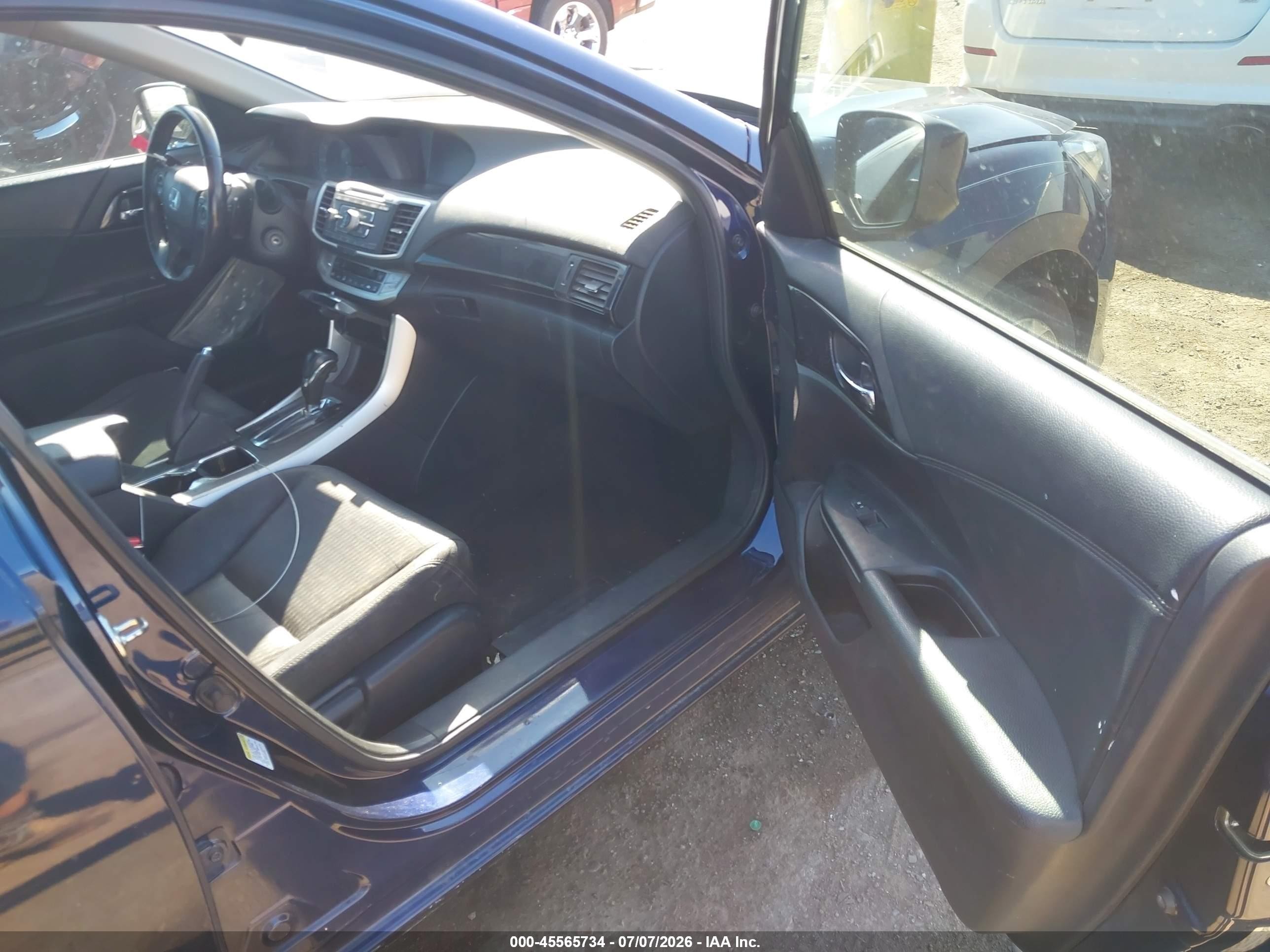 2013 Honda Accord Sport Blue vin: 1HGCR2F57DA066273