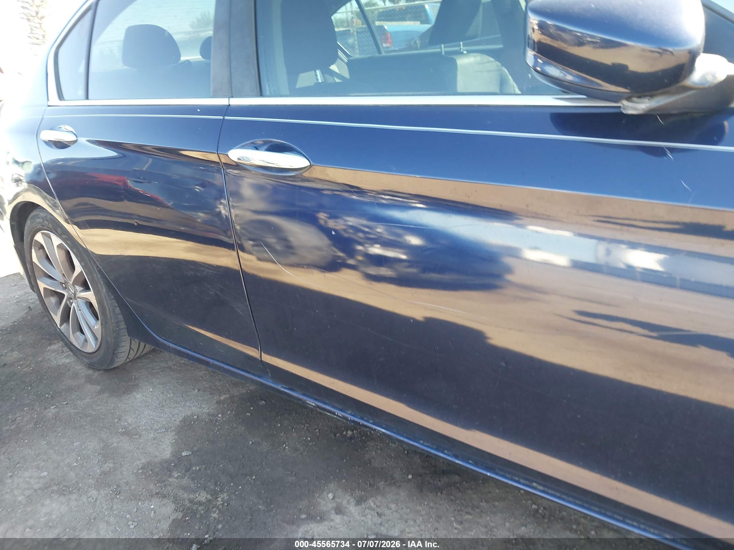 2013 Honda Accord Sport Blue vin: 1HGCR2F57DA066273