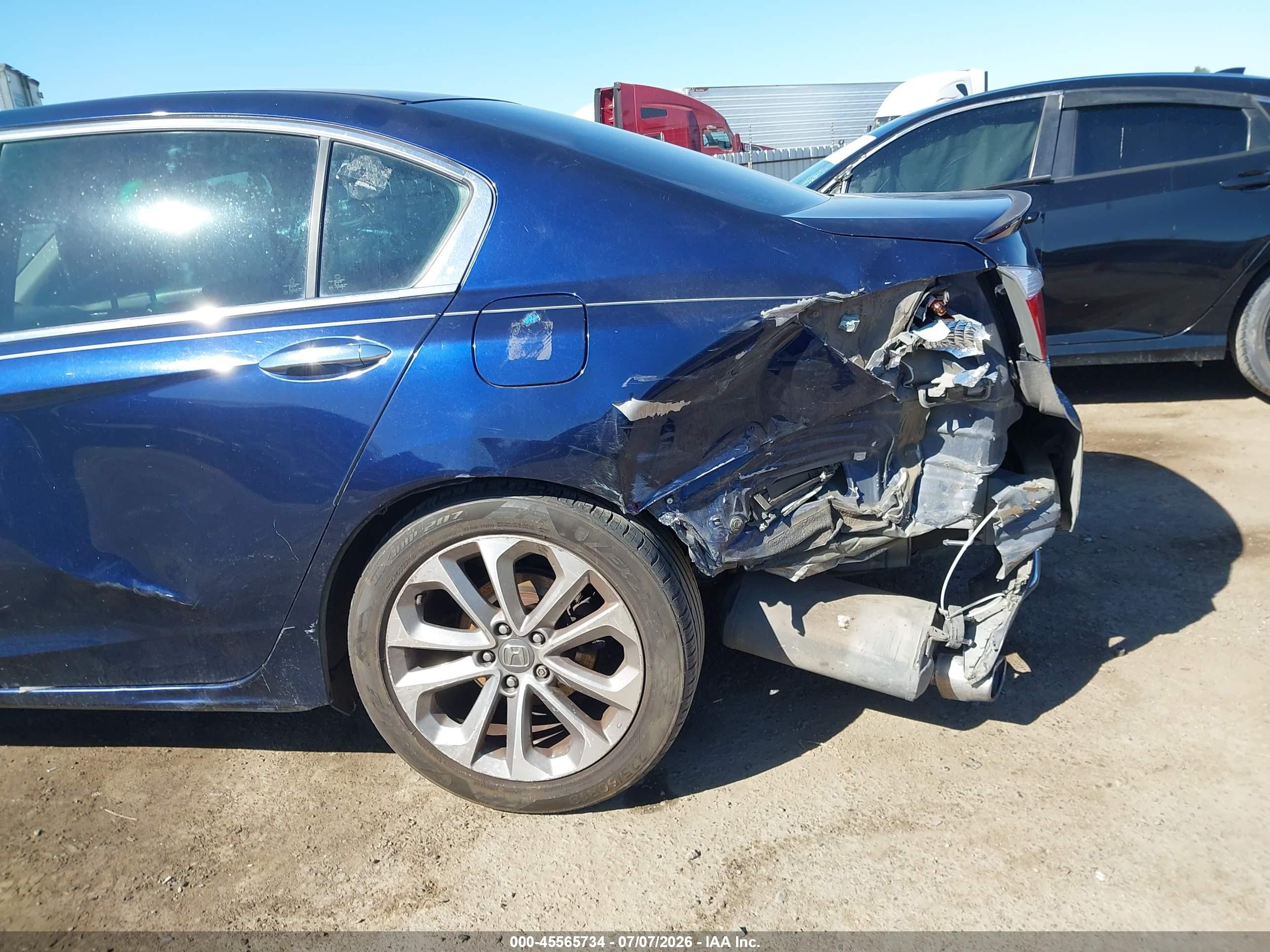 2013 Honda Accord Sport Blue vin: 1HGCR2F57DA066273