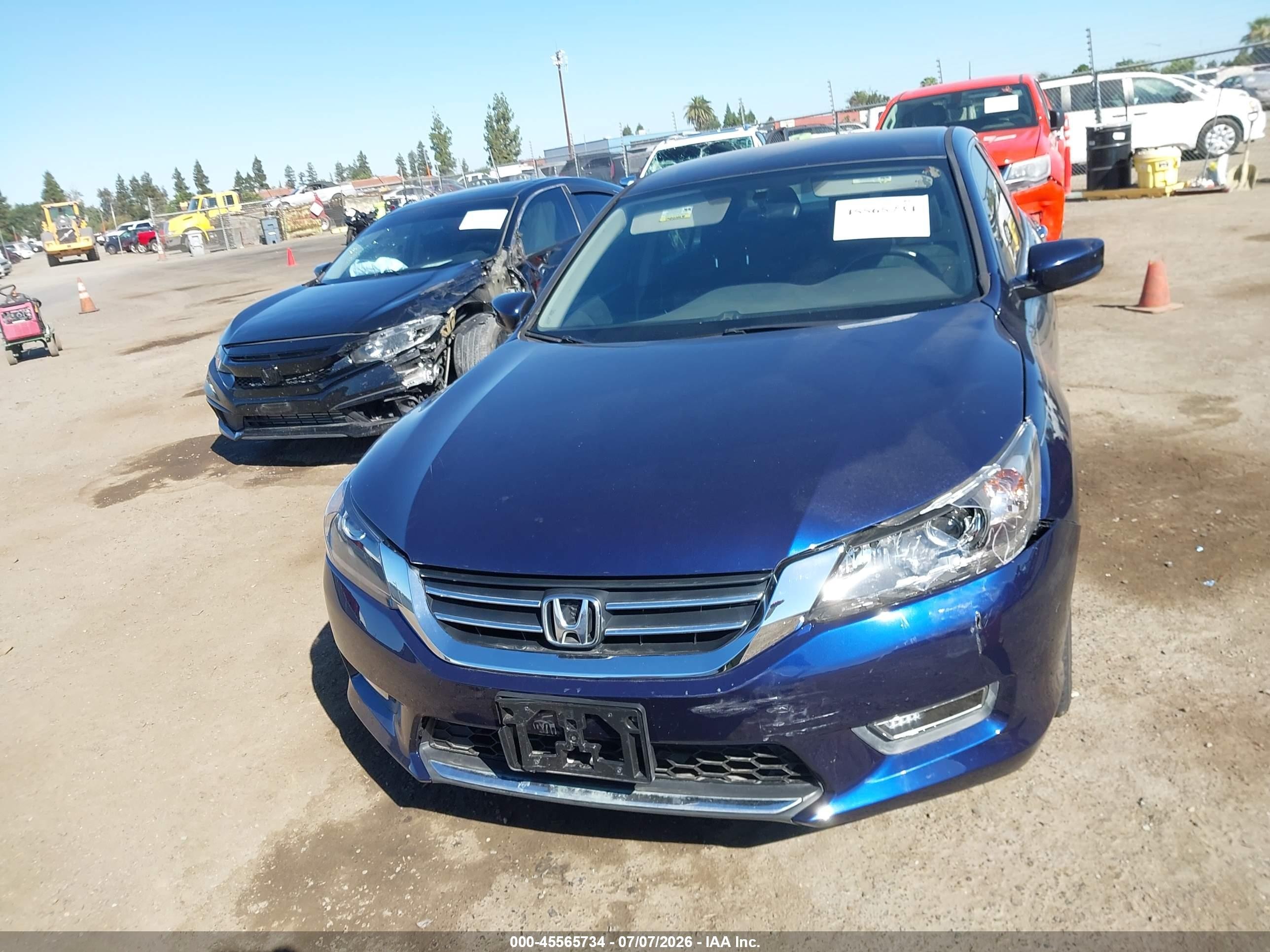 2013 Honda Accord Sport Blue vin: 1HGCR2F57DA066273