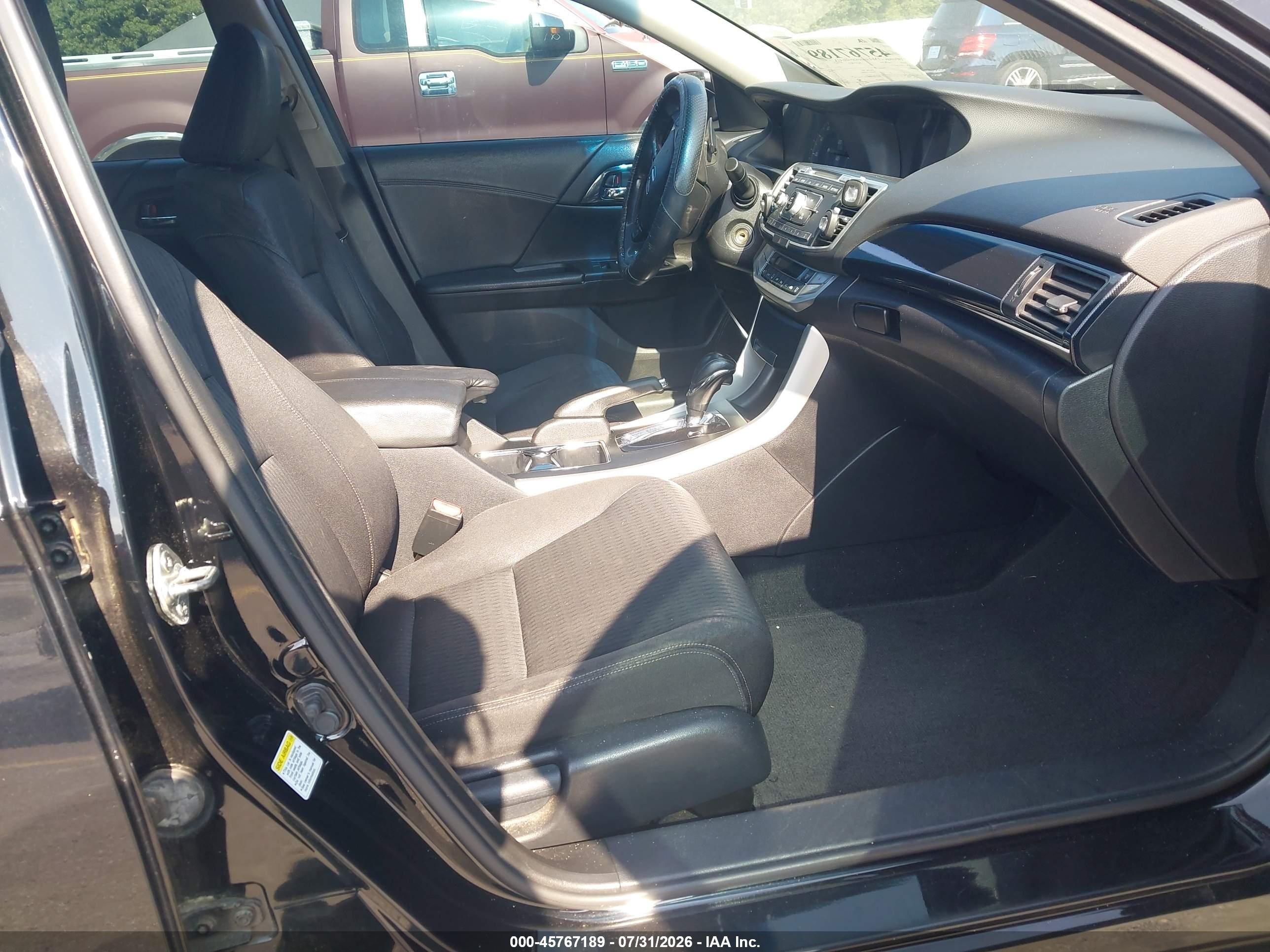 2013 Honda Accord Sport Черный vin: 1HGCR2F57DA073644