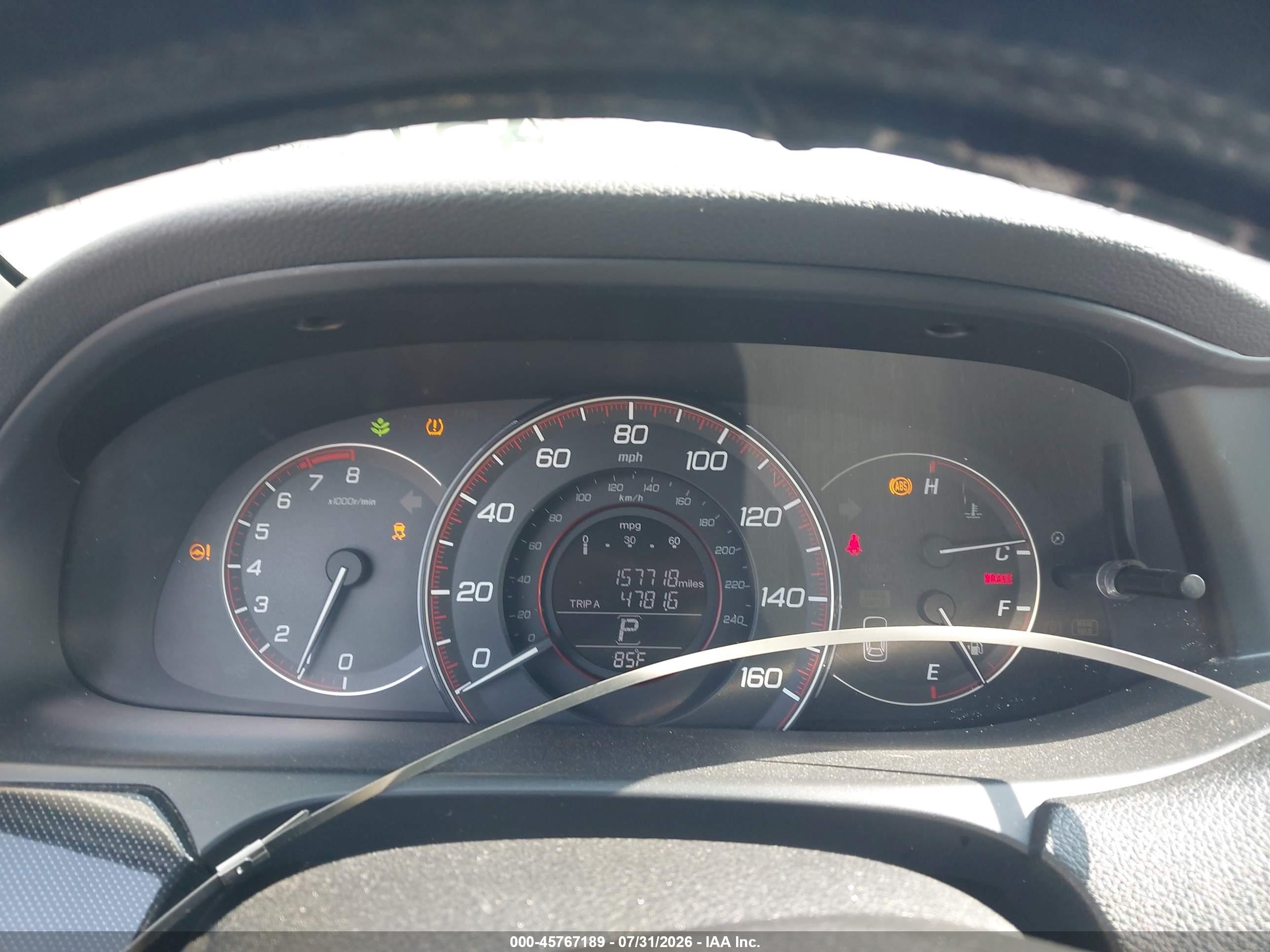 2013 Honda Accord Sport Черный vin: 1HGCR2F57DA073644