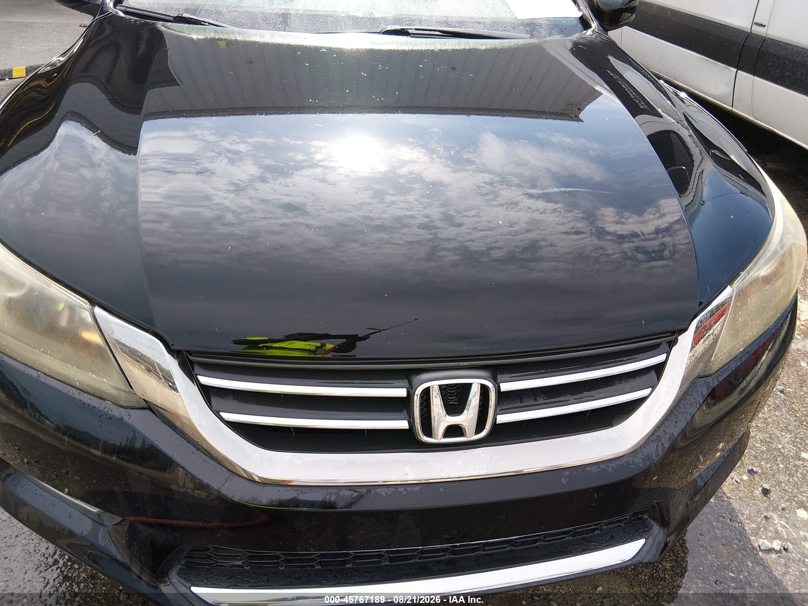2013 Honda Accord Sport Черный vin: 1HGCR2F57DA073644