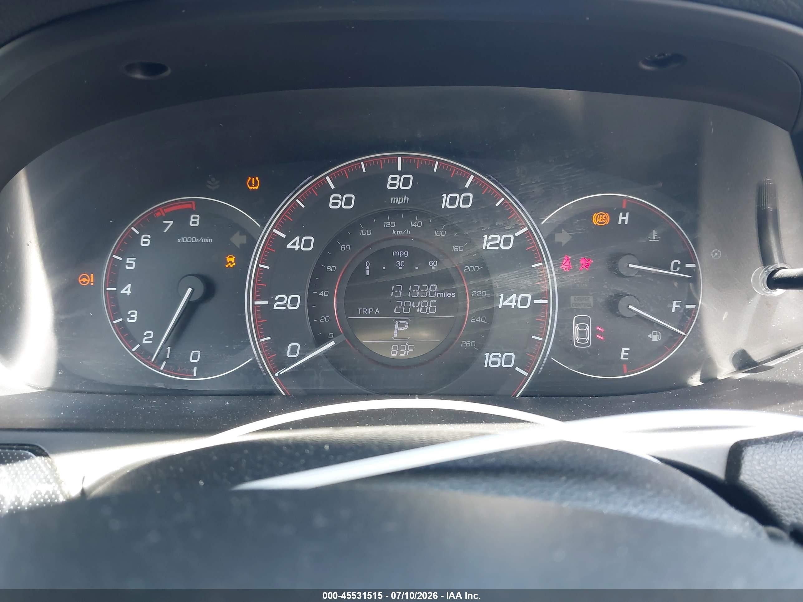 2013 Honda Accord Sport White vin: 1HGCR2F57DA081243
